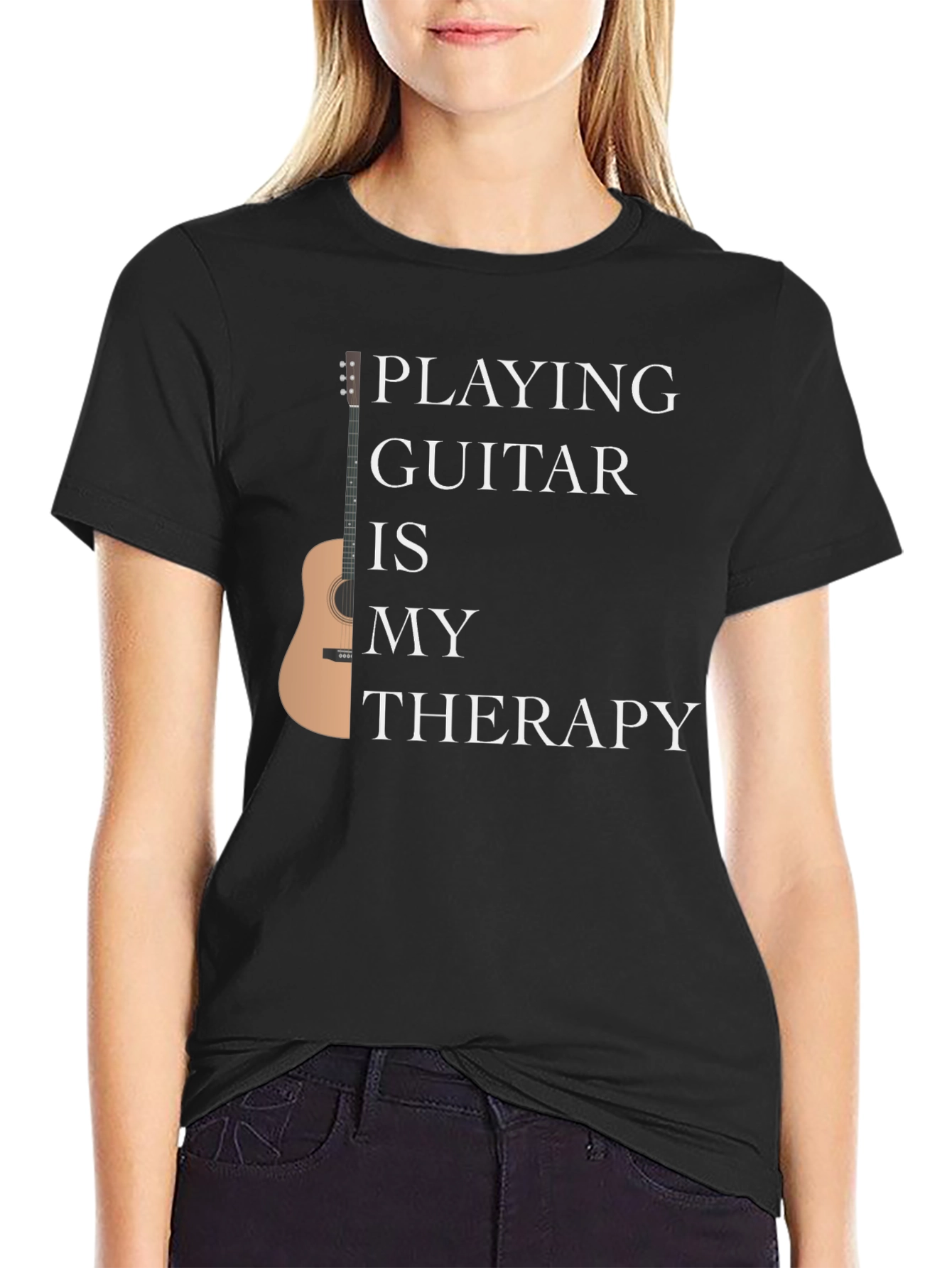 Guitar Therapy T-Shirt - Music Lover Tee