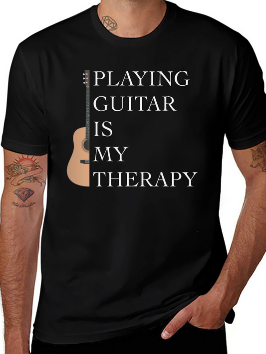 Guitar Therapy T-Shirt - Music Lover Tee