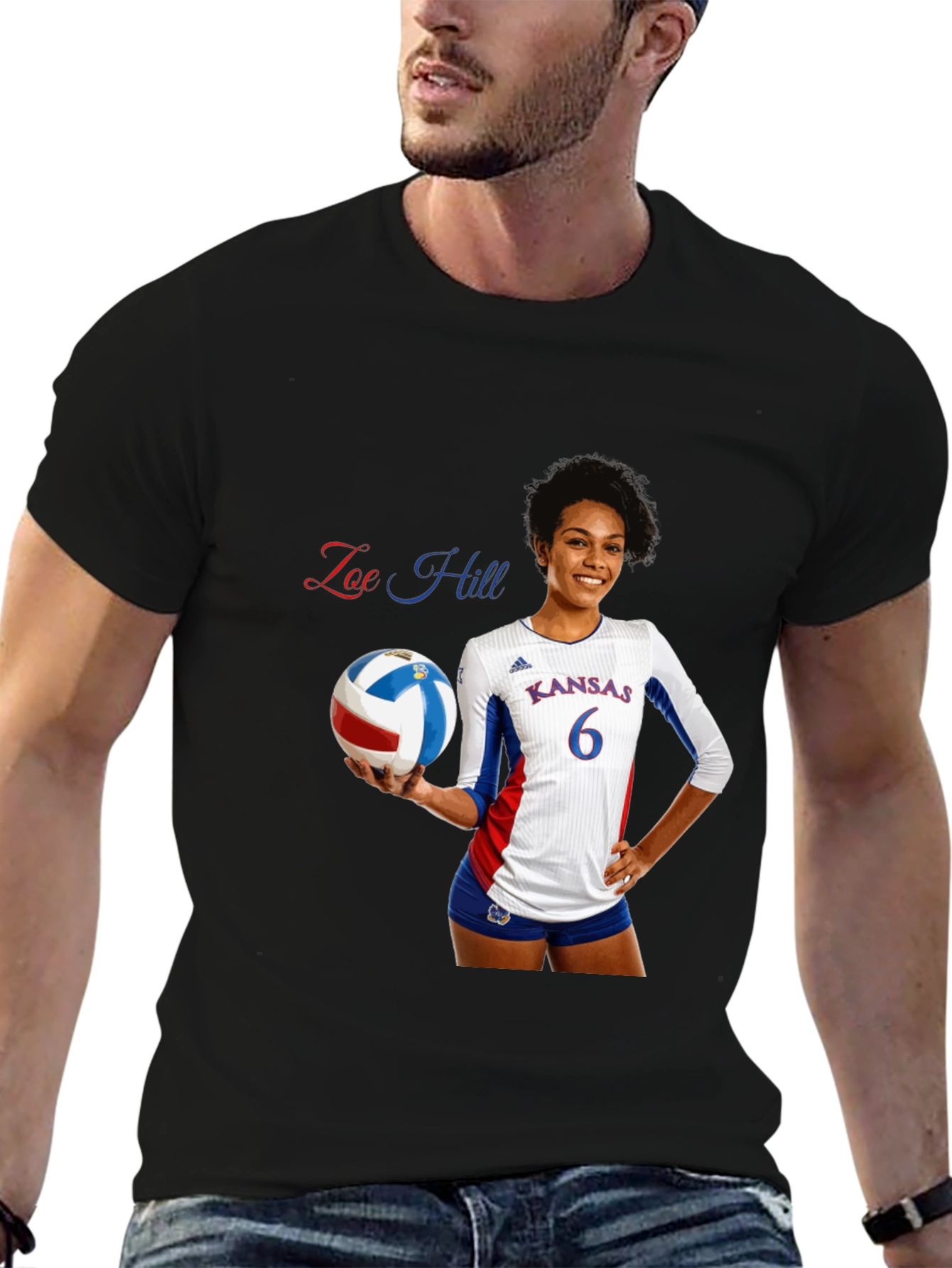 Zoe Hill Volleyball Fan T-Shirt