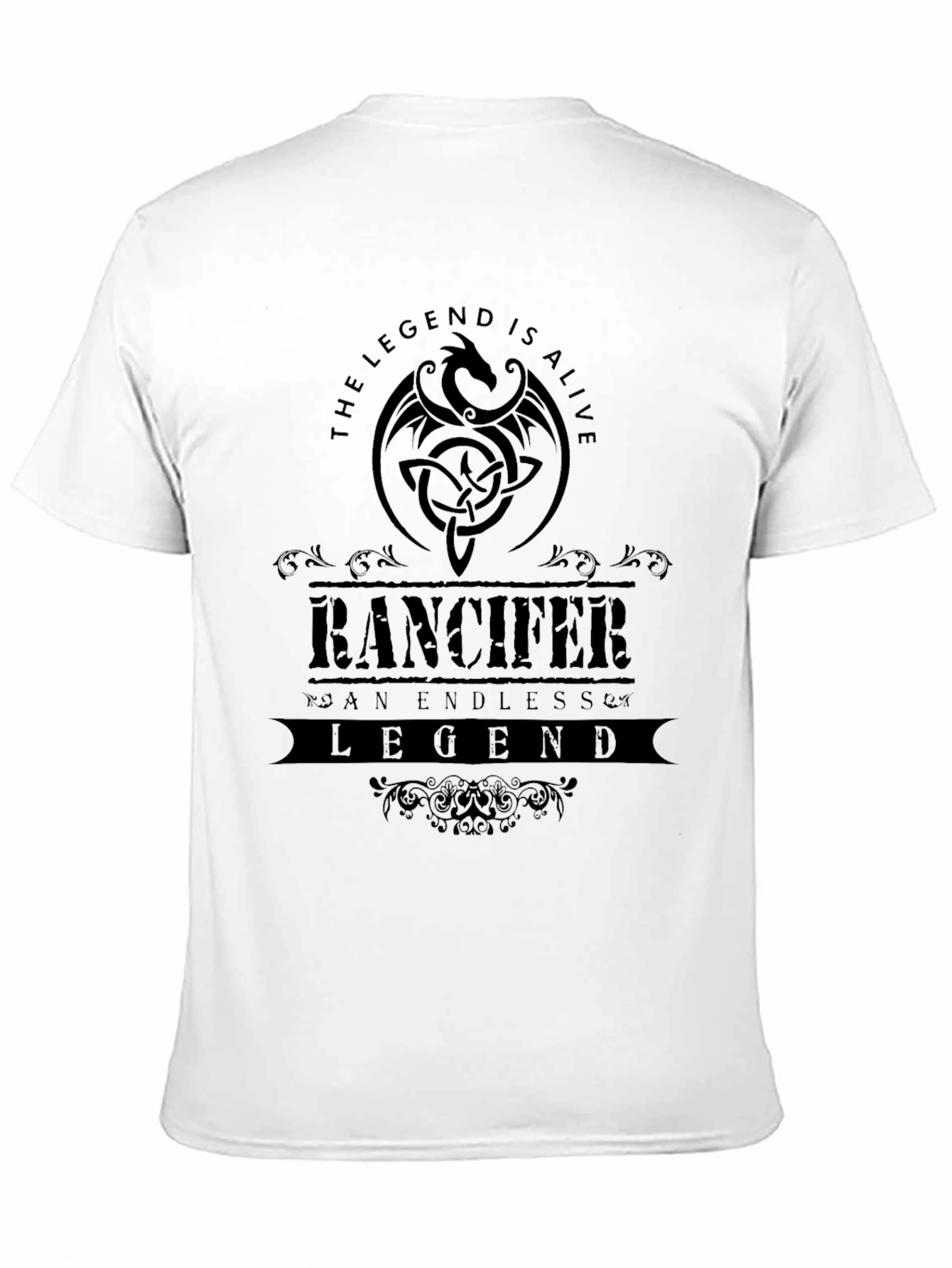 Rancifer Legend Black Graphic T-Shirt