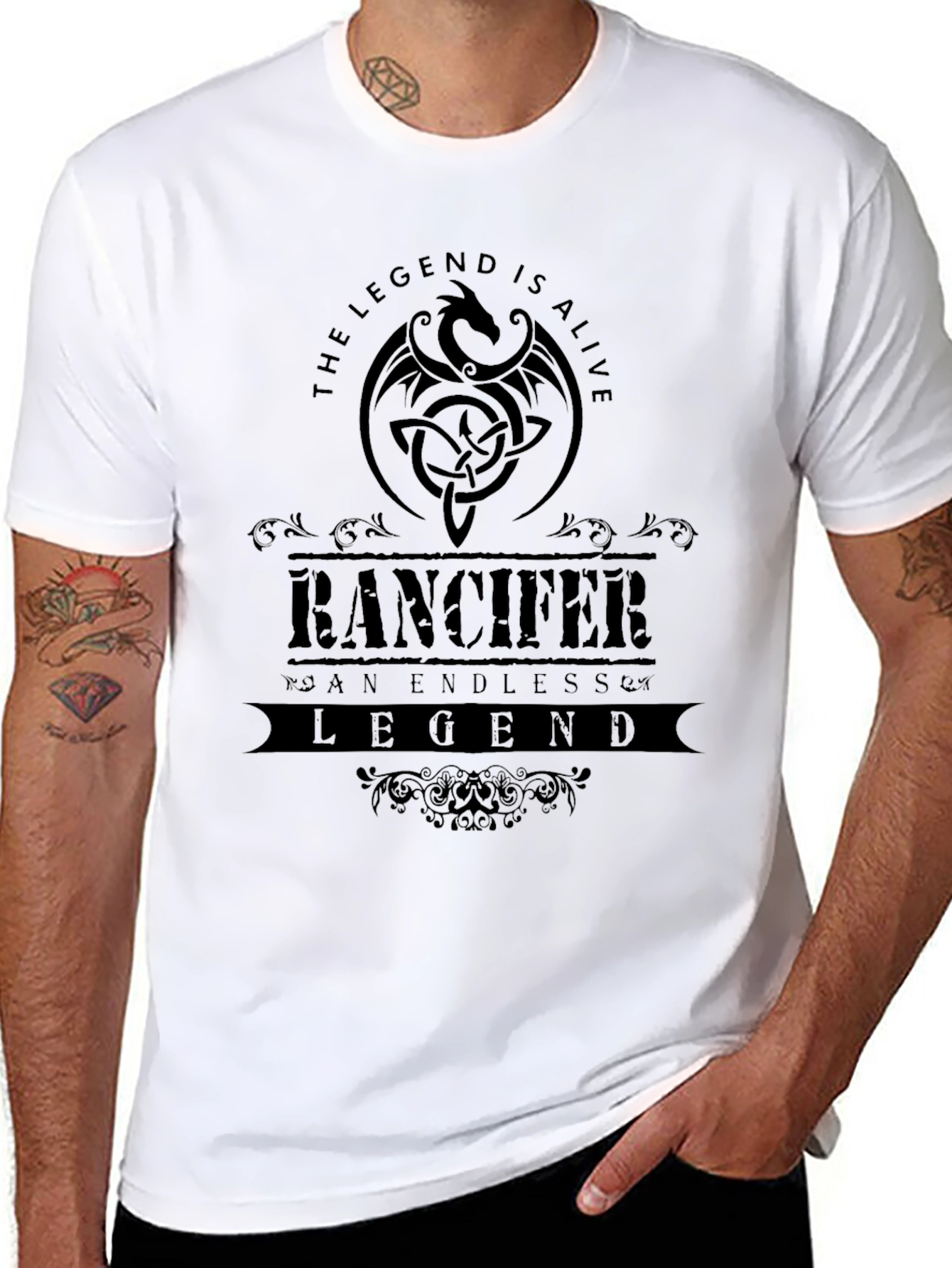 Rancifer Legend Black Graphic T-Shirt