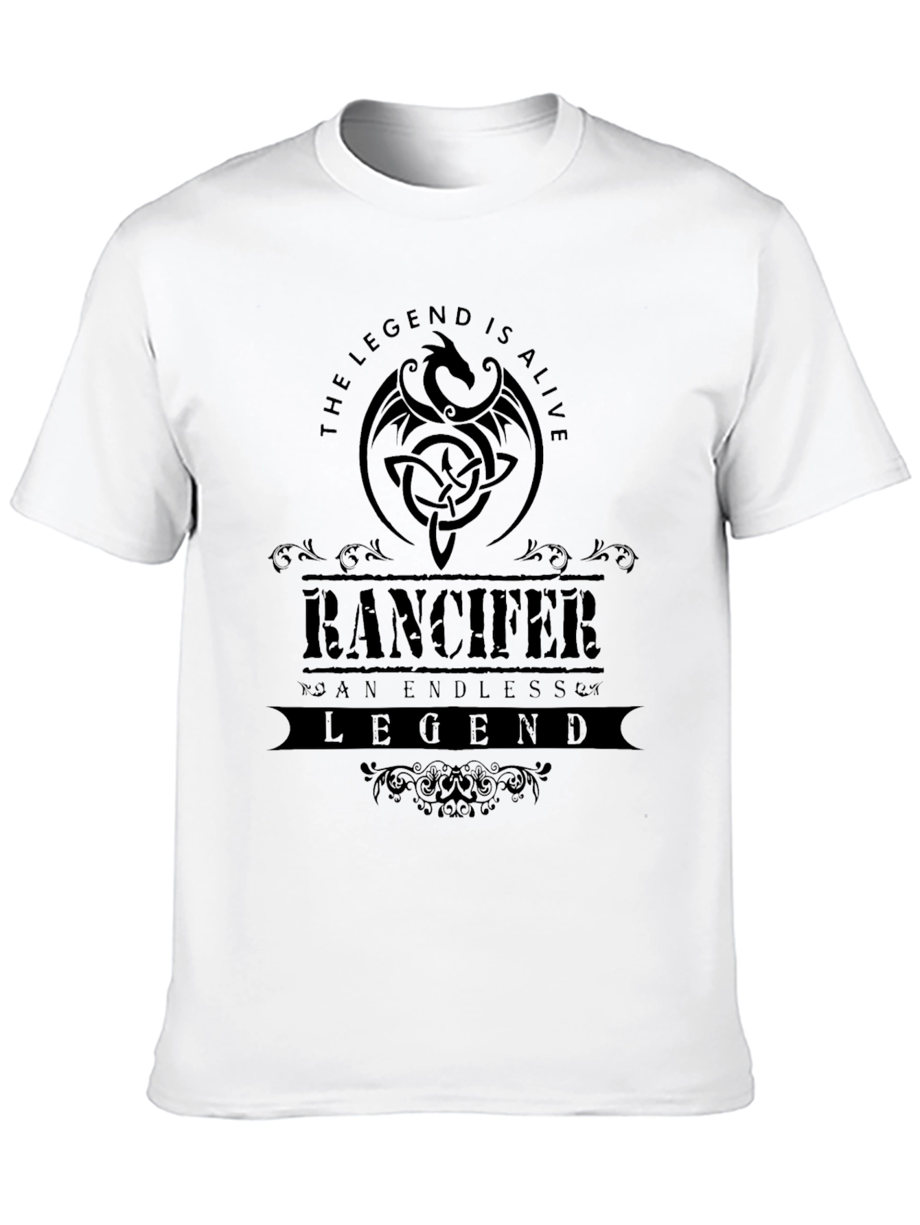 Rancifer Legend Black Graphic T-Shirt