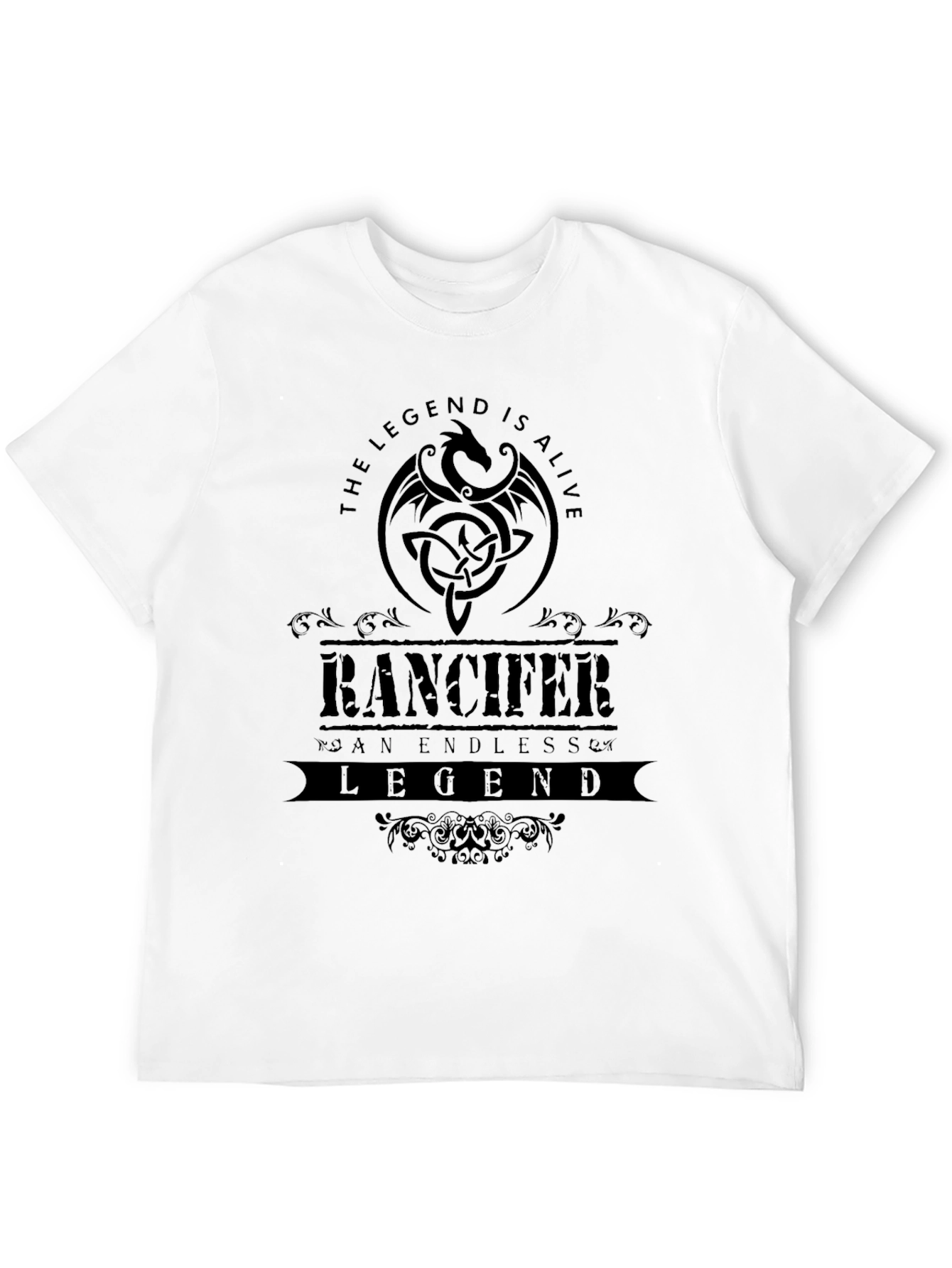 Rancifer Legend Black Graphic T-Shirt