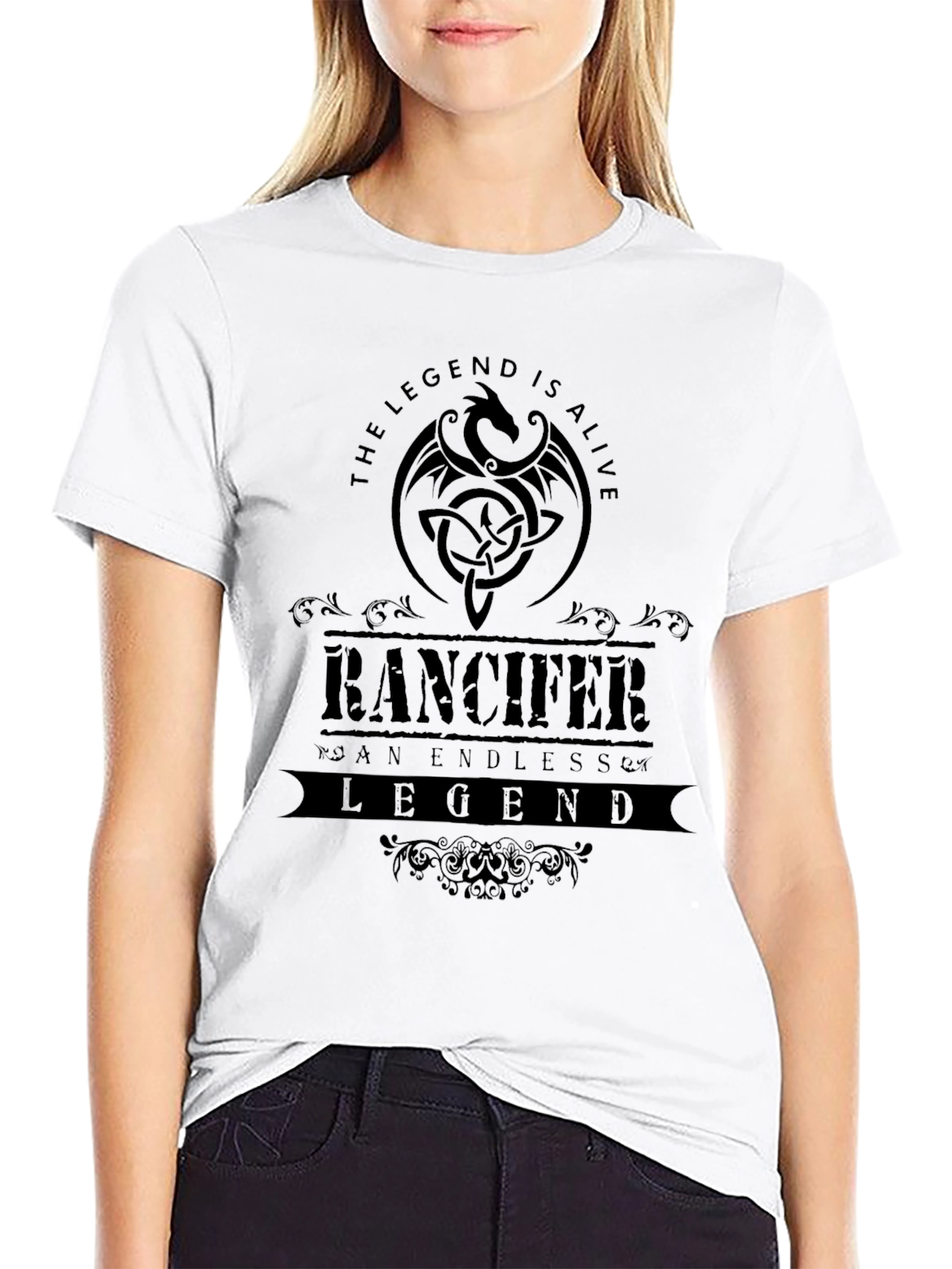Rancifer Legend Black Graphic T-Shirt