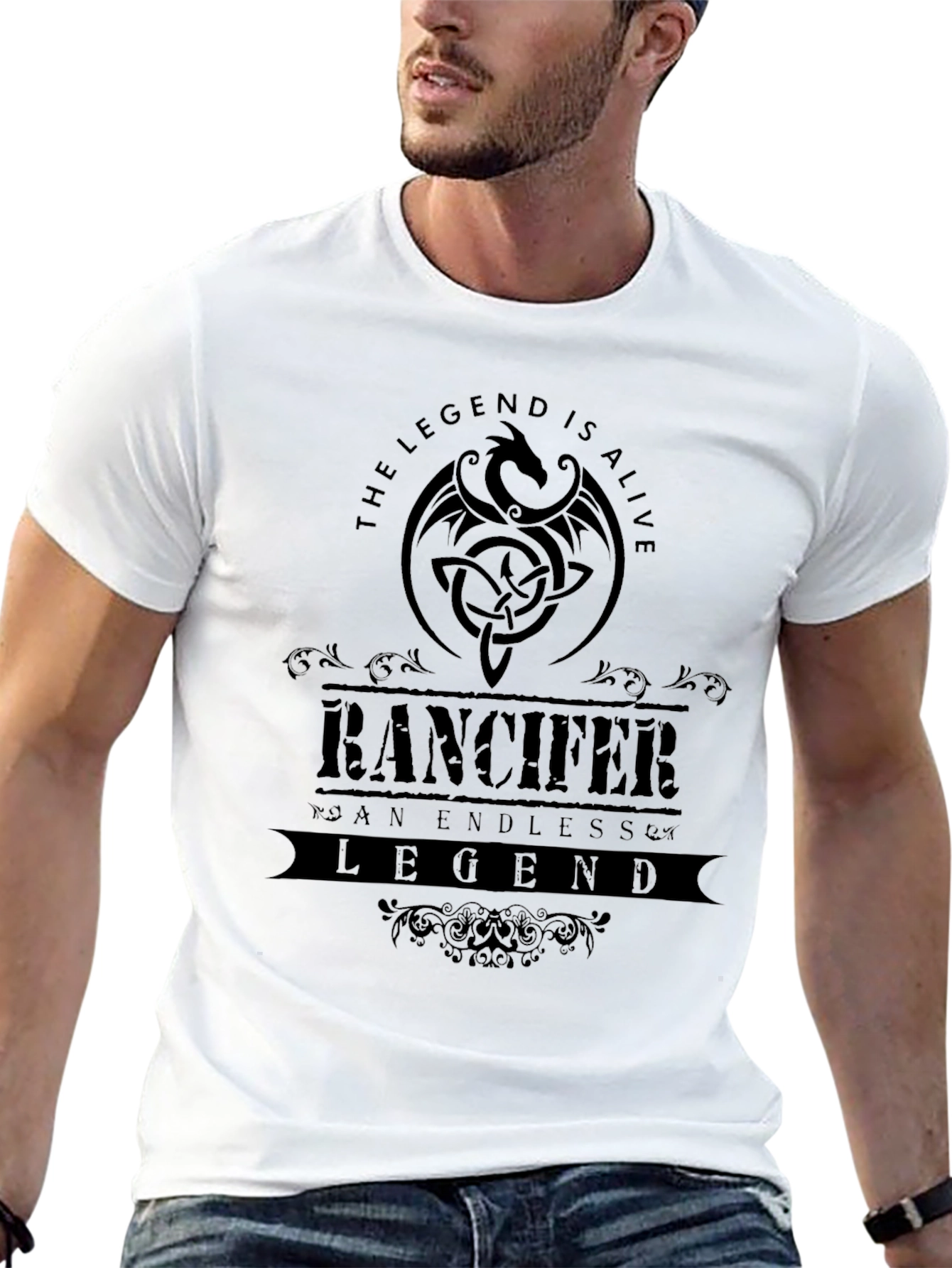 Rancifer Legend Black Graphic T-Shirt