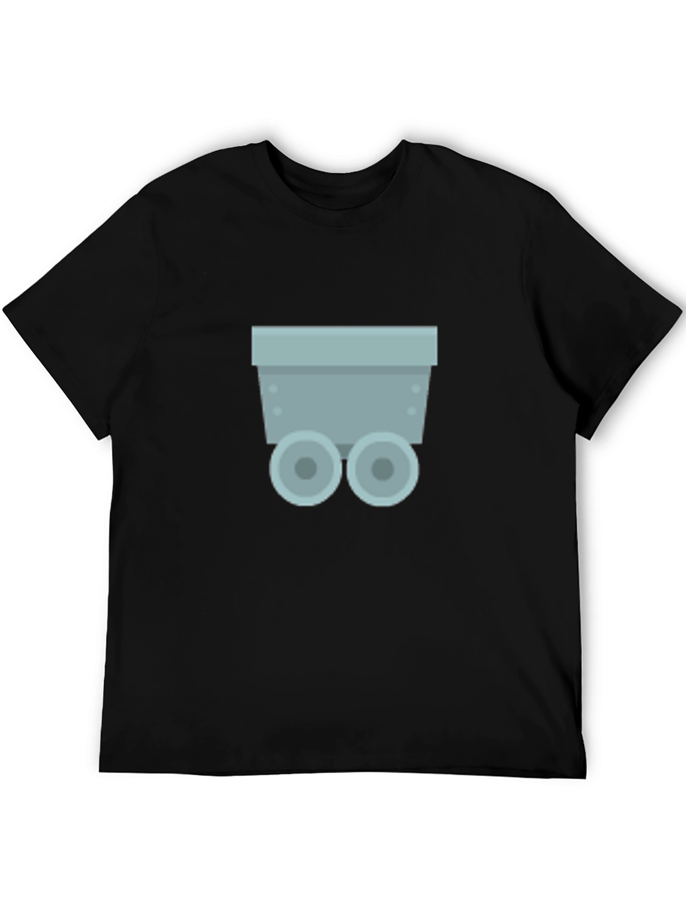 Minecart Graphic Tee - Black Crewneck