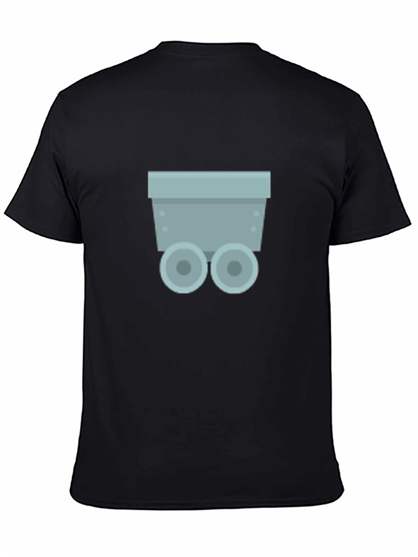 Minecart Graphic Tee - Black Crewneck