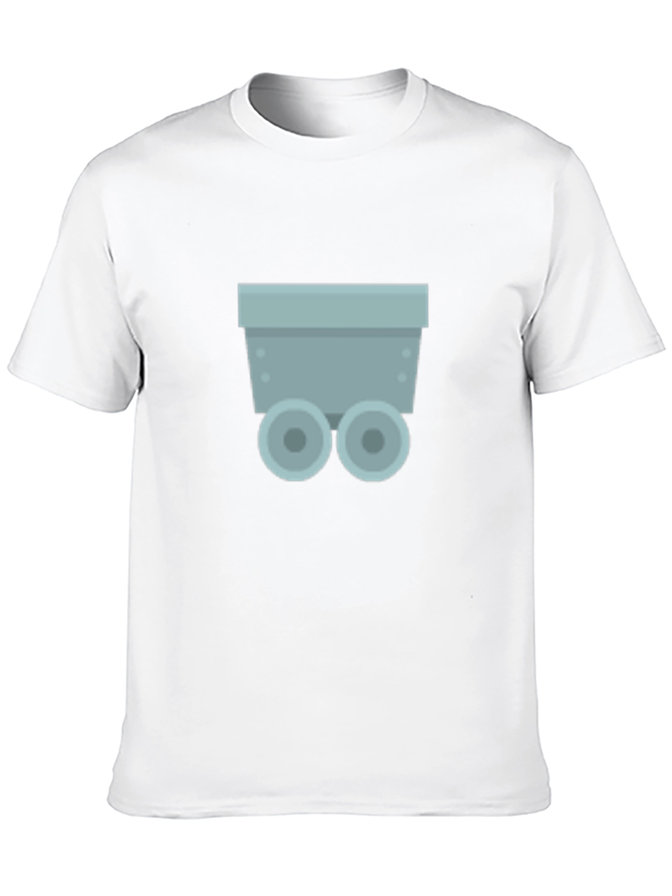 Minecart Graphic Tee - Black Crewneck