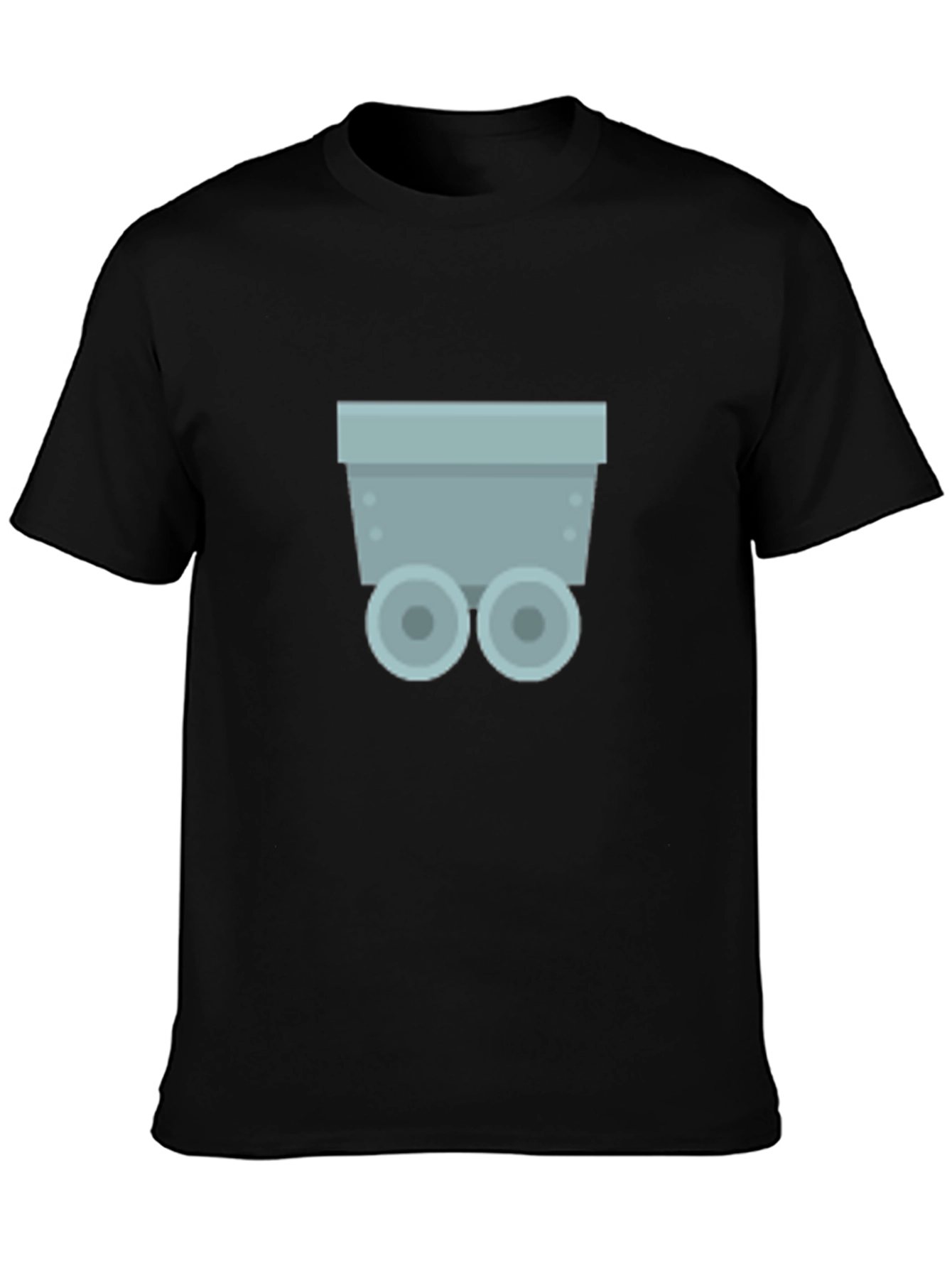 Minecart Graphic Tee - Black Crewneck