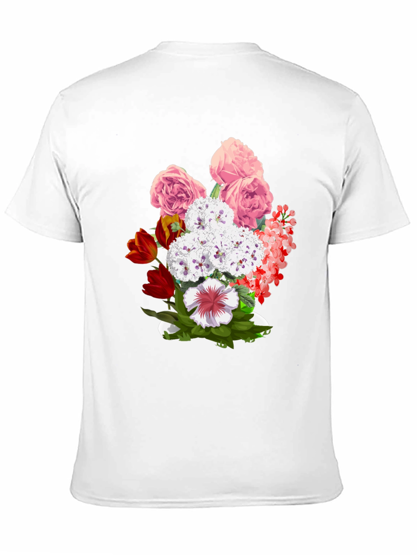 Floral Bouquet Graphic T-Shirt