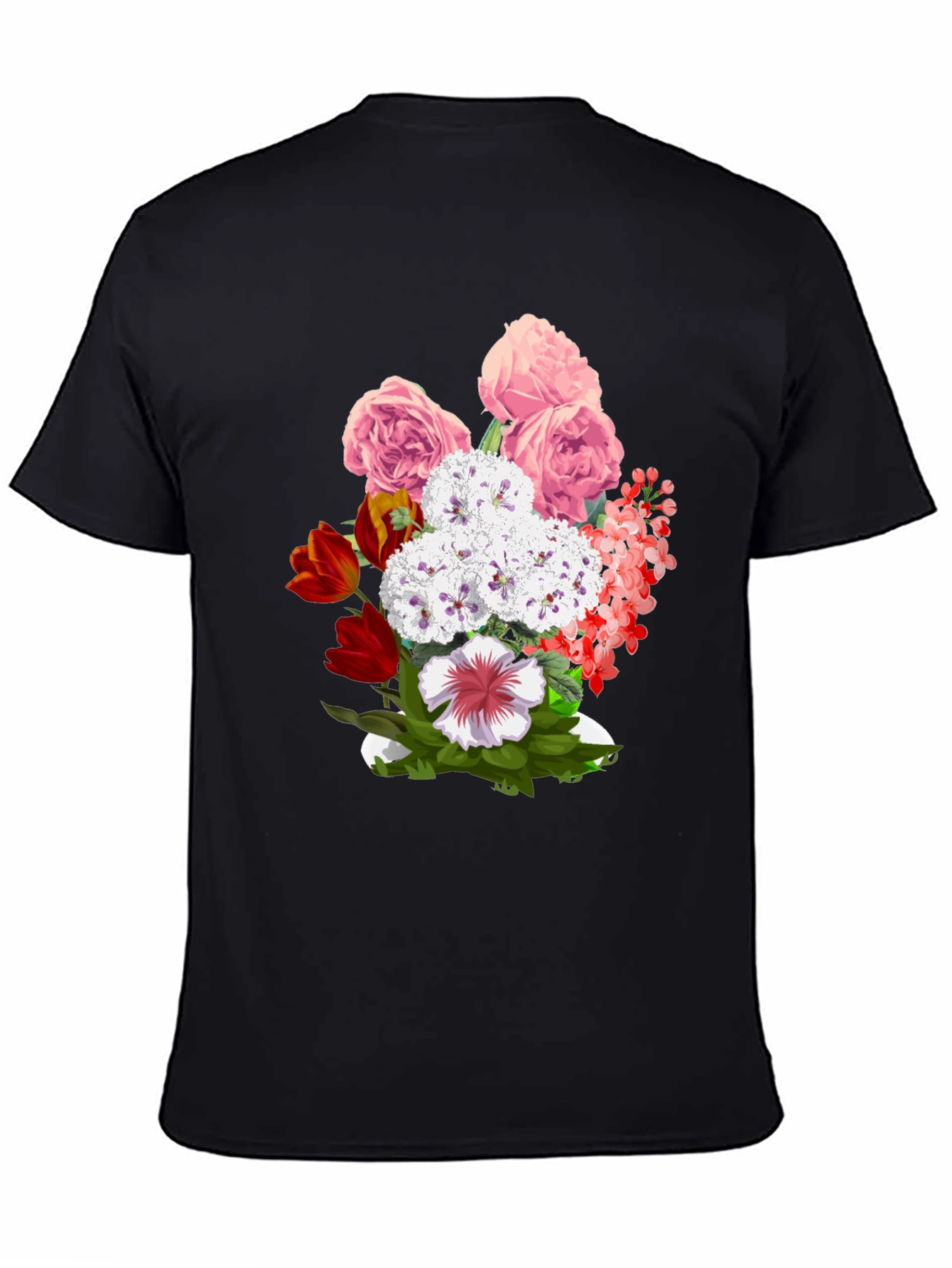 Floral Bouquet Graphic T-Shirt