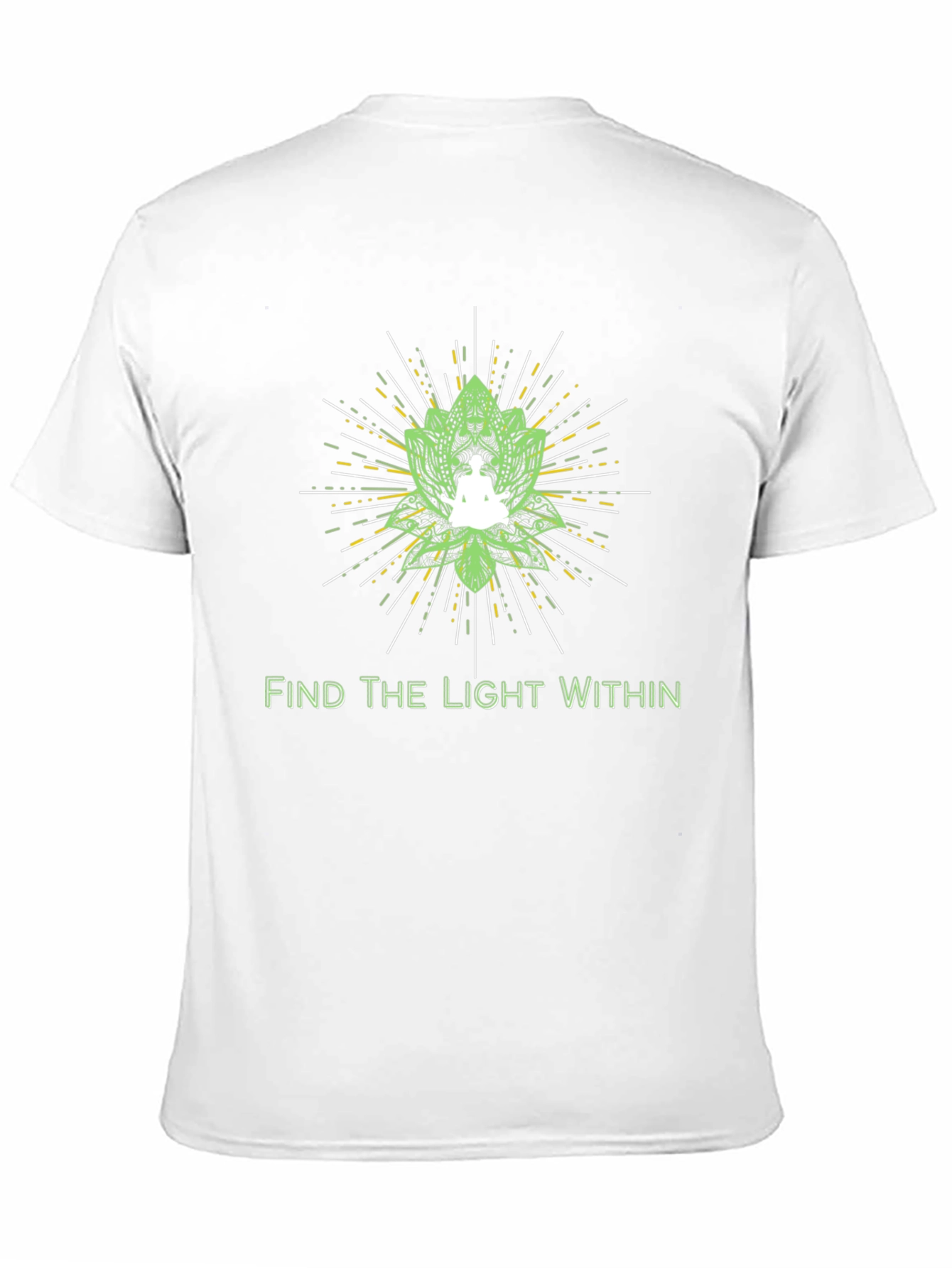 Find the Light Within Graphic T-Shirt - Spiritual Design