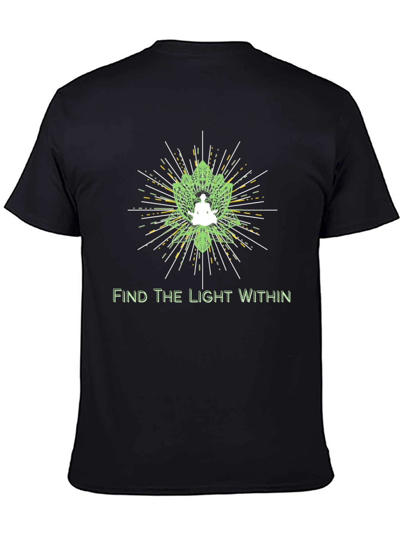 Find the Light Within Graphic T-Shirt - Spiritual Design