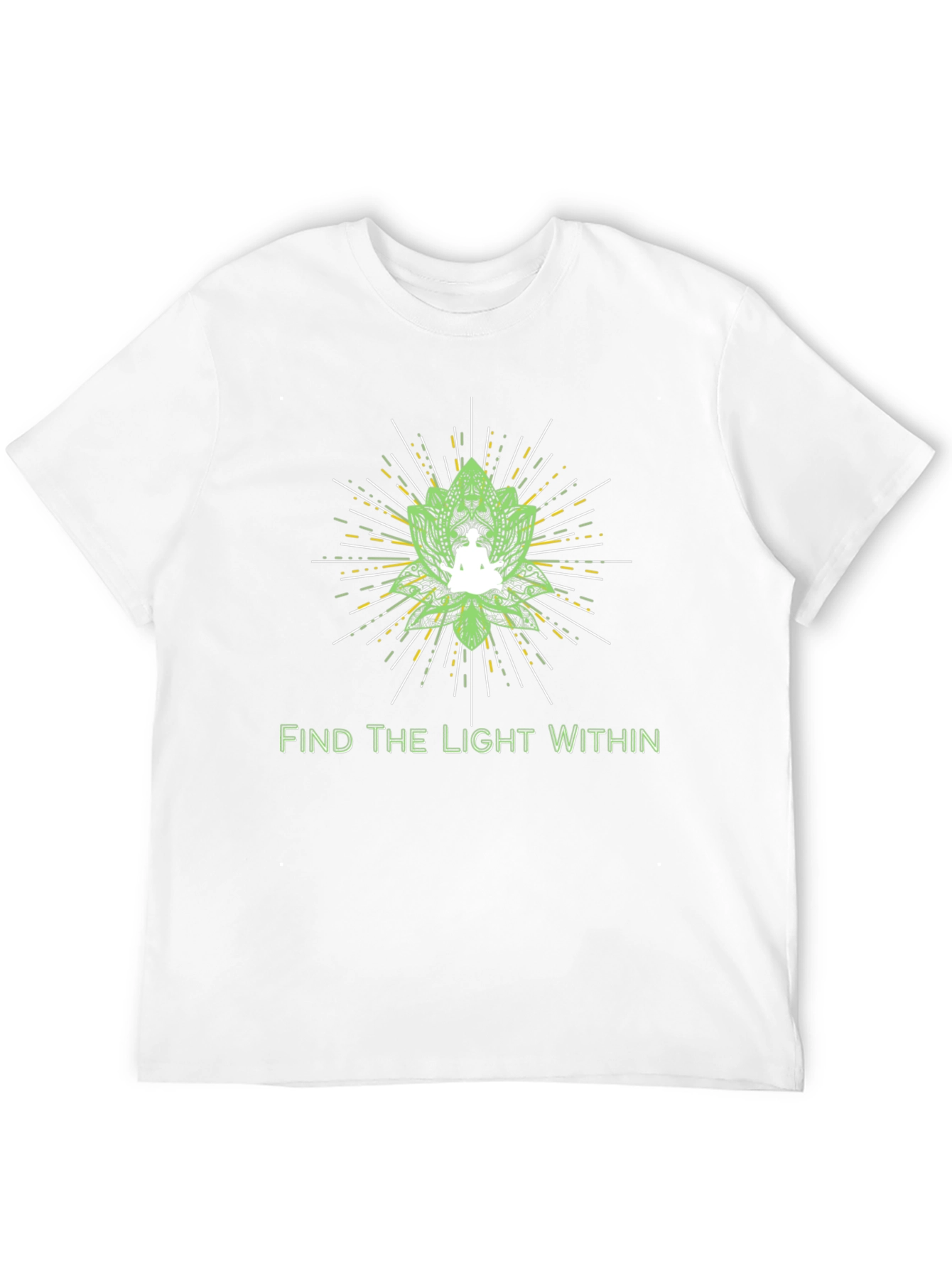Find the Light Within Graphic T-Shirt - Spiritual Design