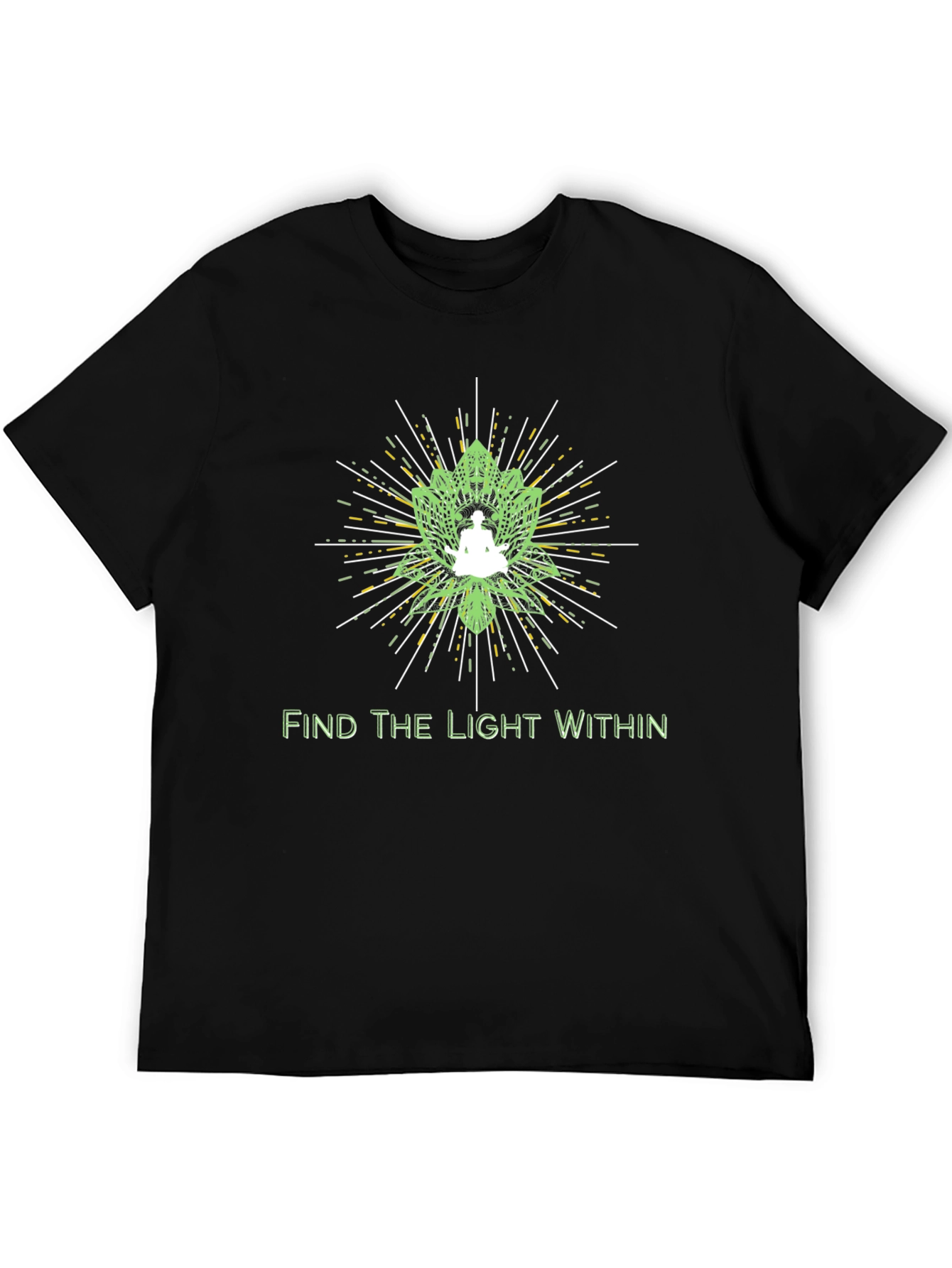 Find the Light Within Graphic T-Shirt - Spiritual Design