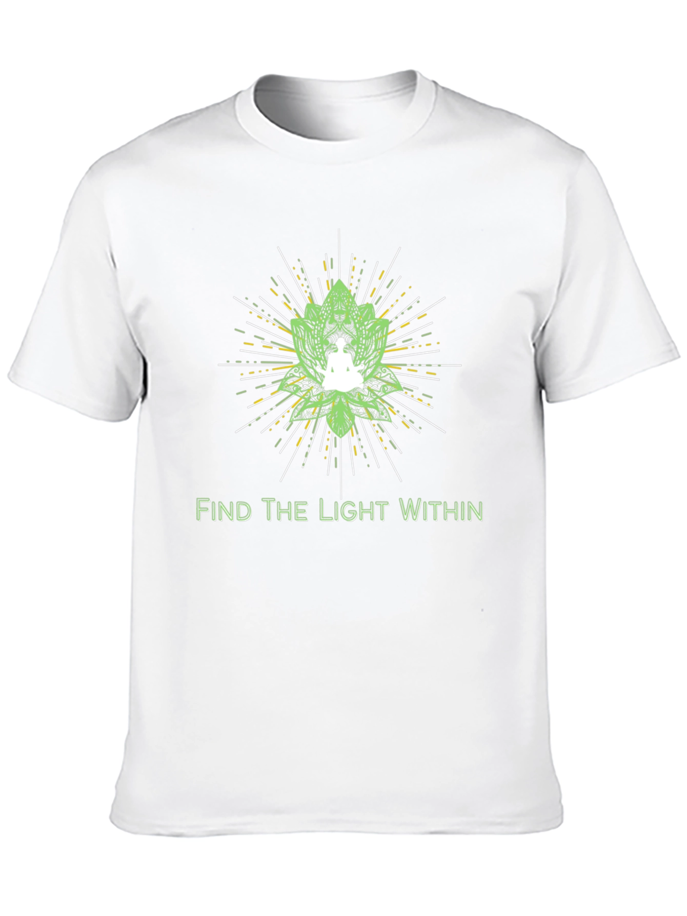 Find the Light Within Graphic T-Shirt - Spiritual Design