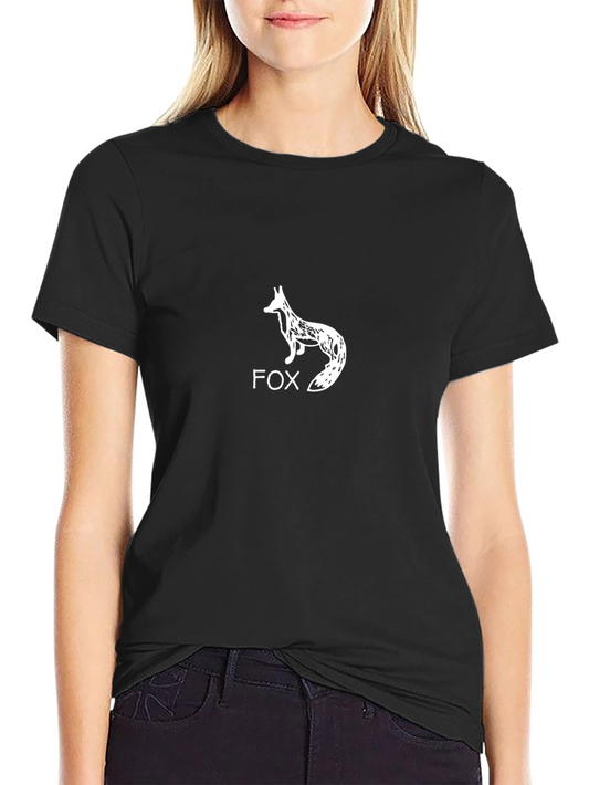 Fox Graphic Print Mens Black T-Shirt