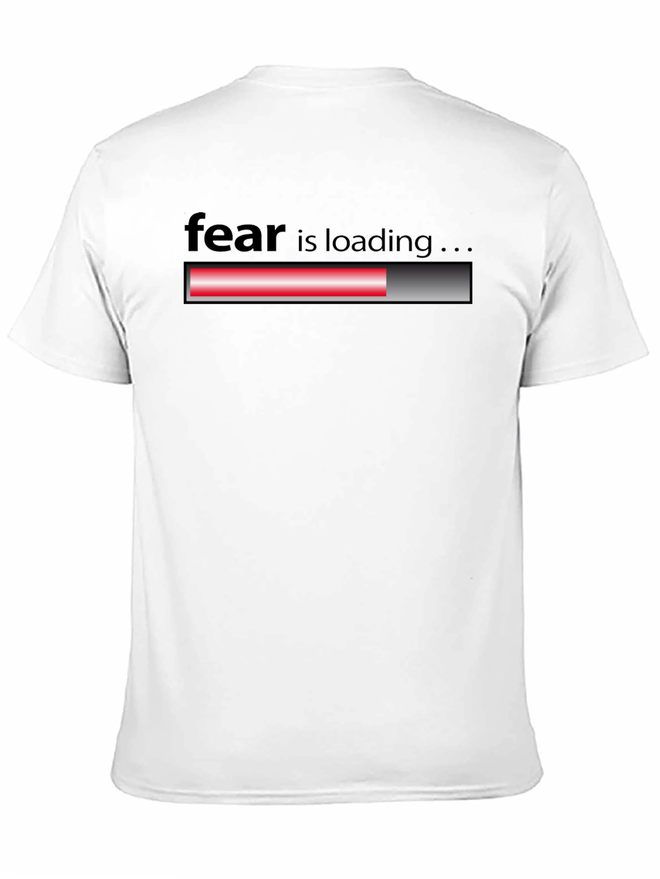 Fear Loading Black T-Shirt - Mens Graphic Tee