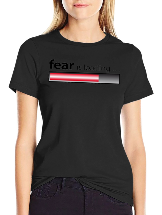 Fear Loading Black T-Shirt - Mens Graphic Tee