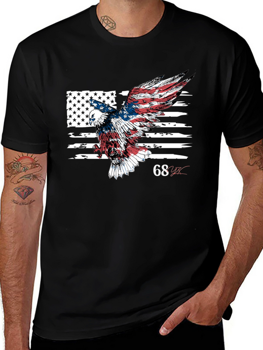 Patriotic Eagle Flag Graphic Tee