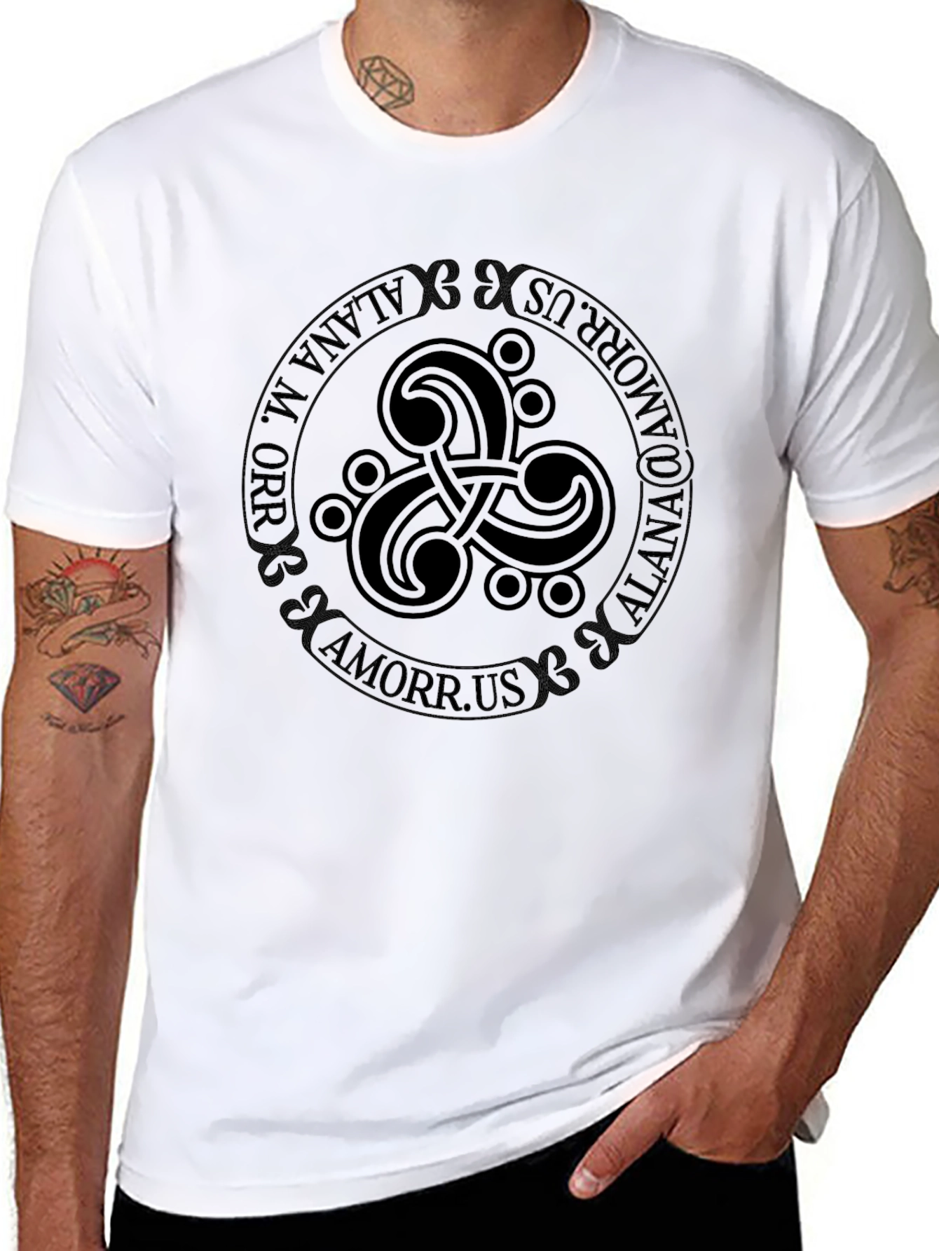 Amorr.Us Celtic Knot T-Shirt - Black