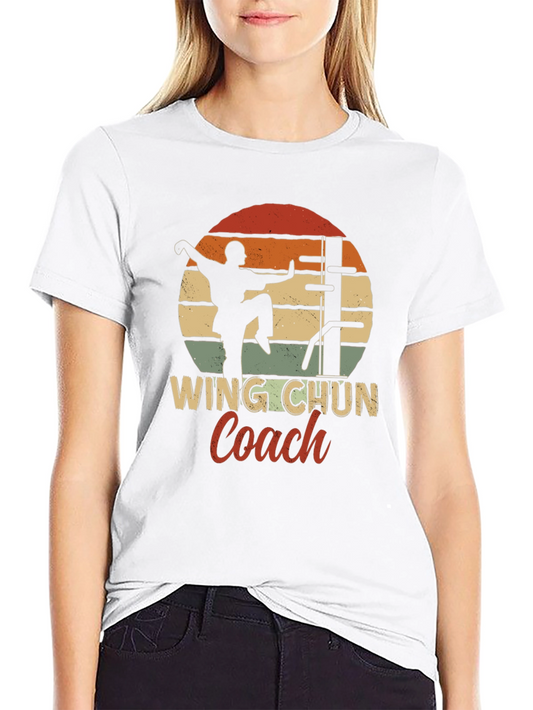 Wing Chun Coach T-Shirt - Vintage Martial Arts Design