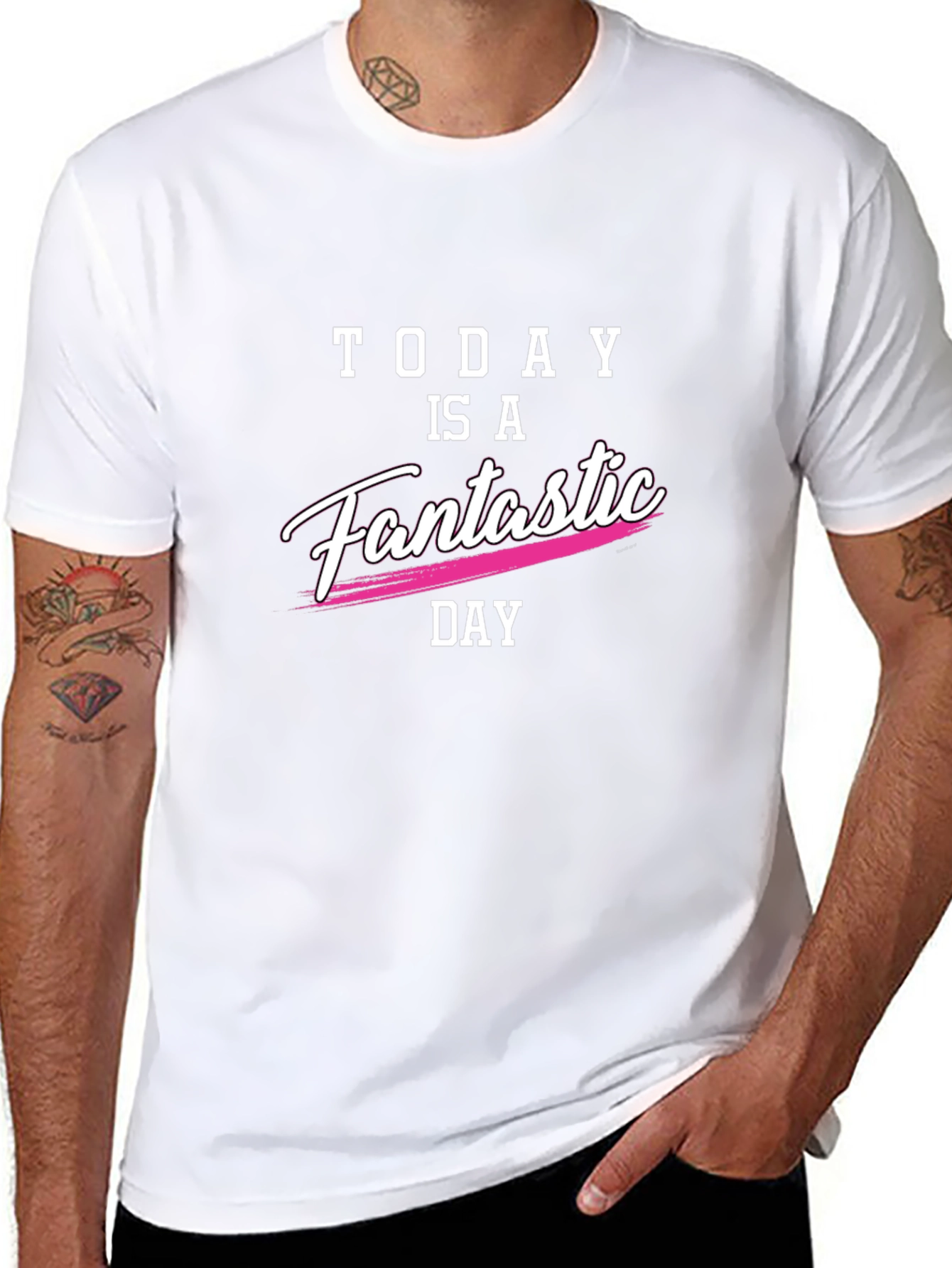Today is a Fantastic Day Black T-Shirt
