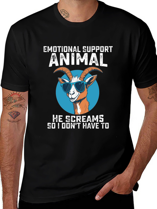 Emotional Support Animal Goat T-Shirt
