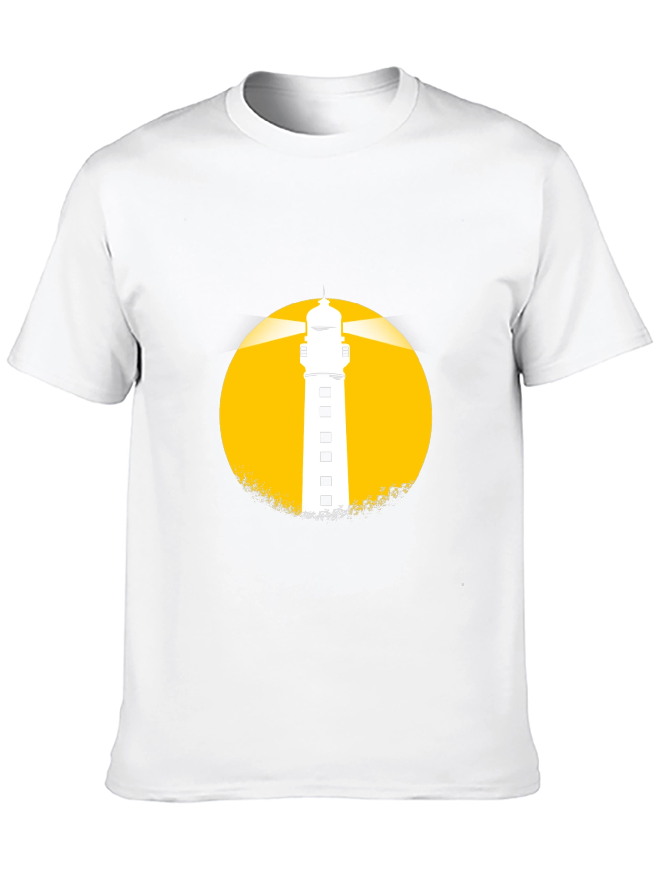 Lighthouse Graphic Tee - Black Cotton Blend