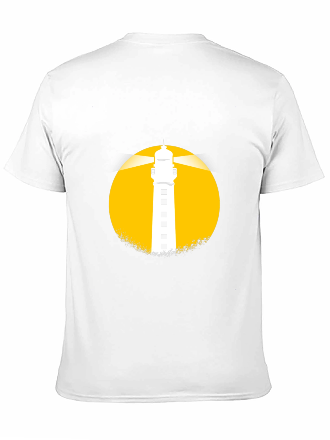 Lighthouse Graphic Tee - Black Cotton Blend