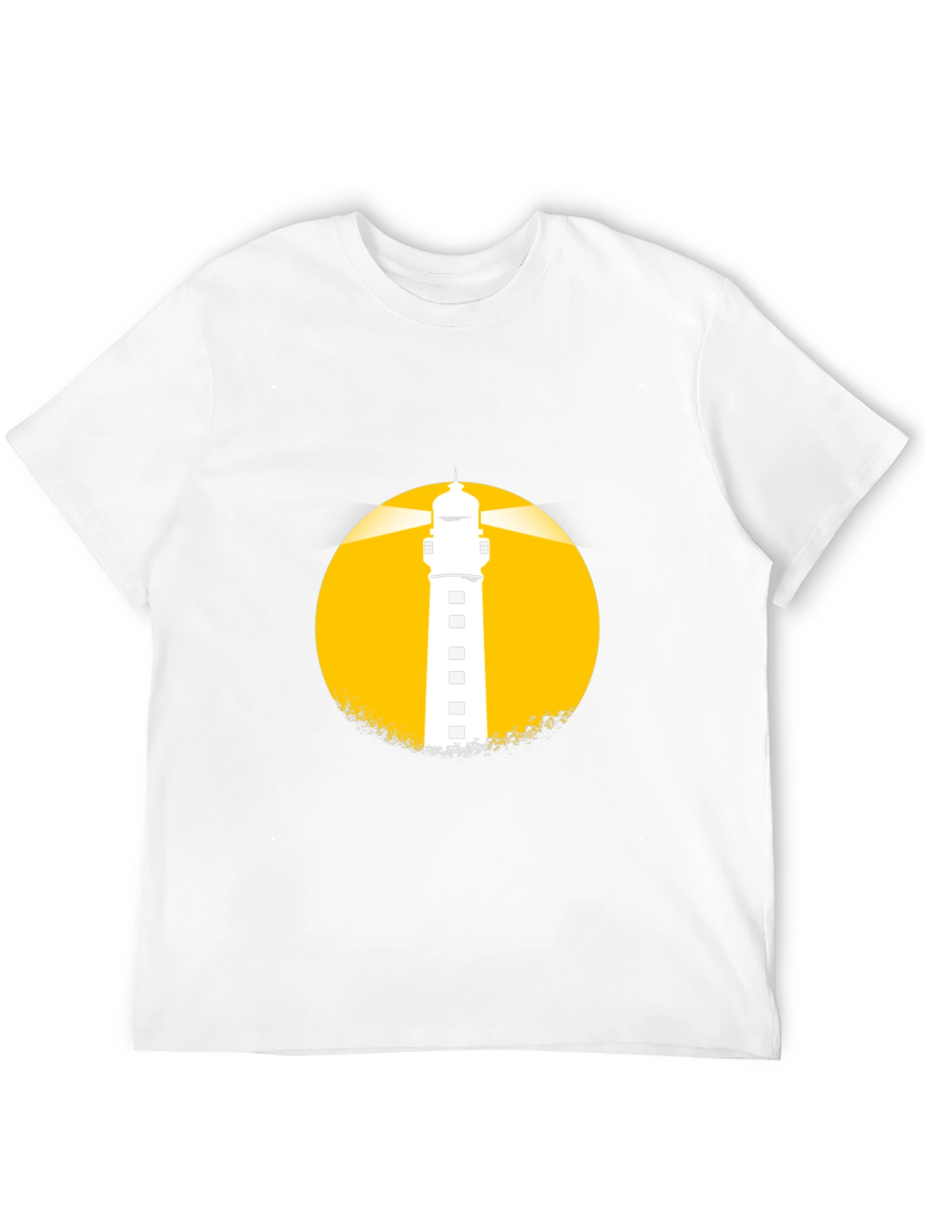 Lighthouse Graphic Tee - Black Cotton Blend