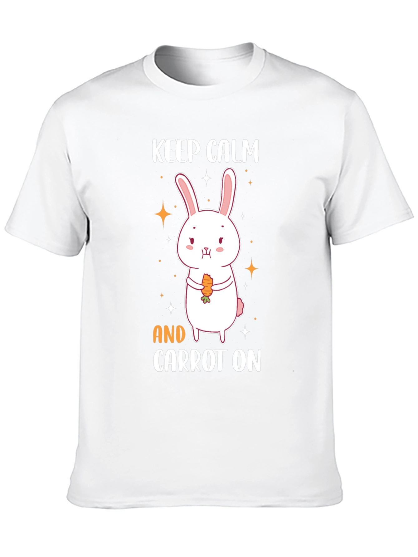 Keep Calm and Carrot On Funny Easter T-Shirt