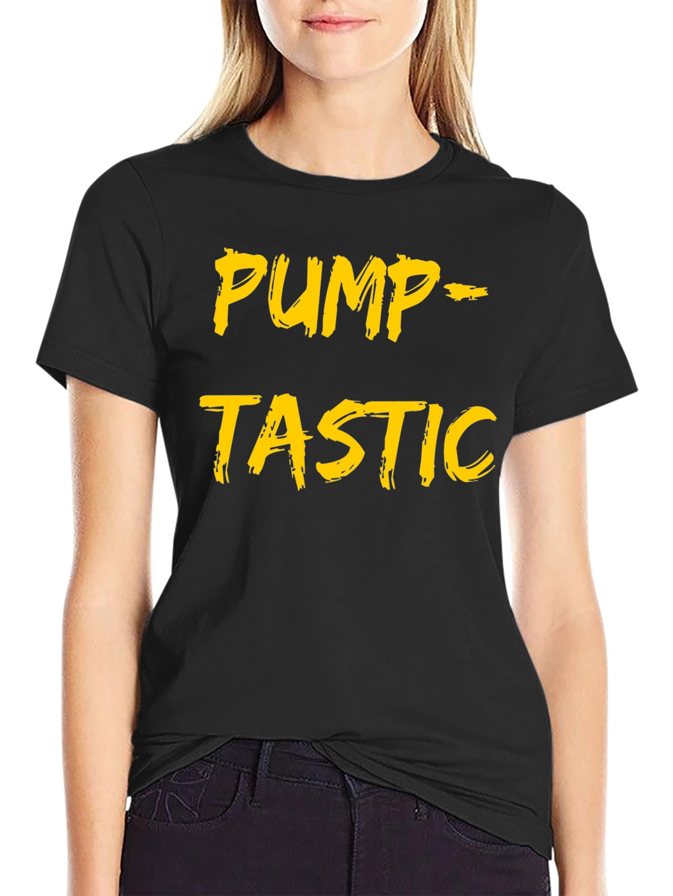 Pump-Tastic Black Graphic Tee