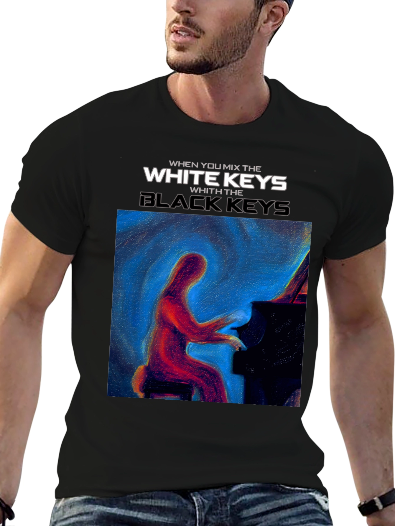 The White Keys Black Keys Music T-Shirt