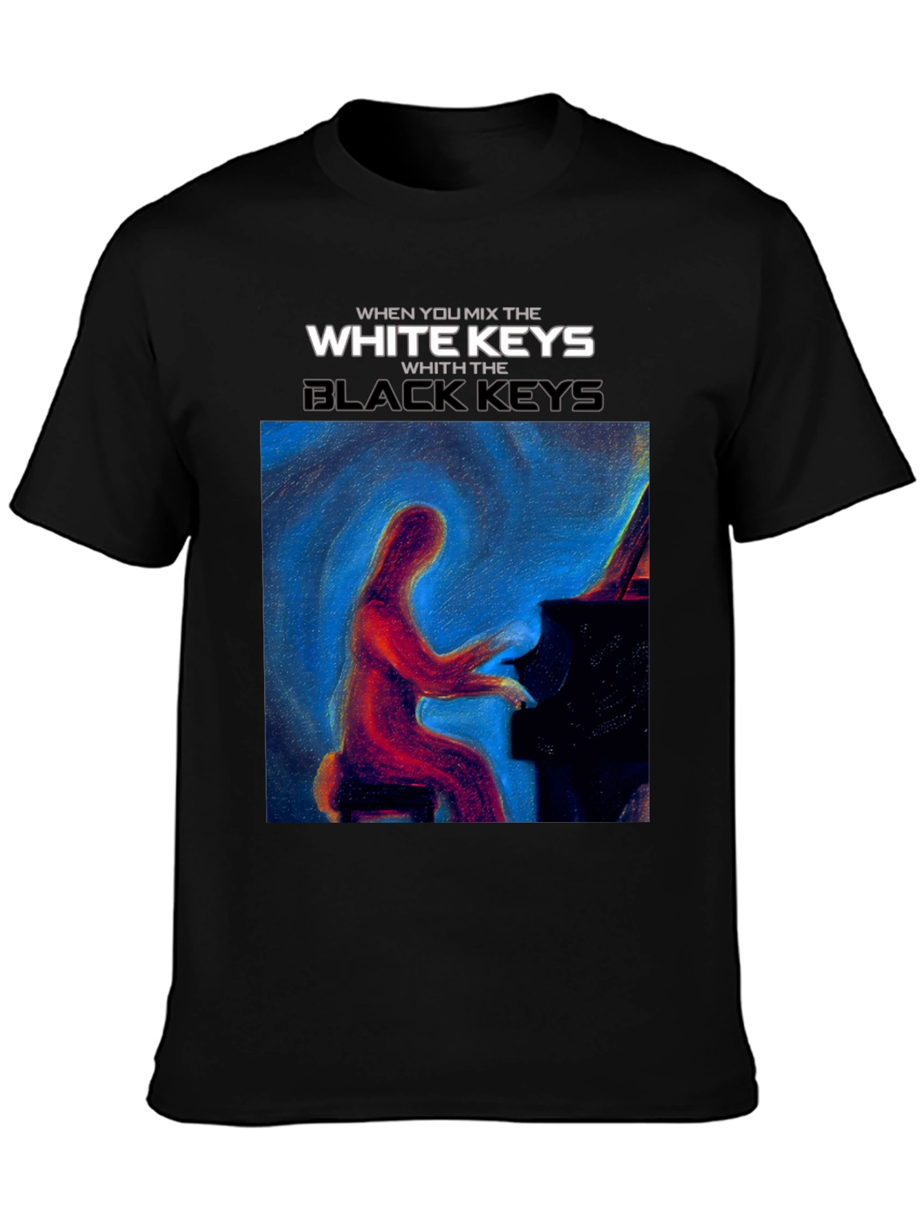 The White Keys Black Keys Music T-Shirt