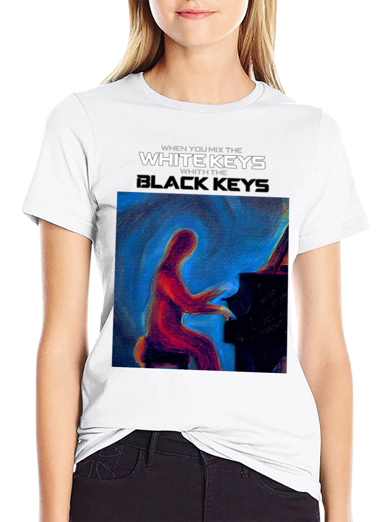 The White Keys Black Keys Music T-Shirt