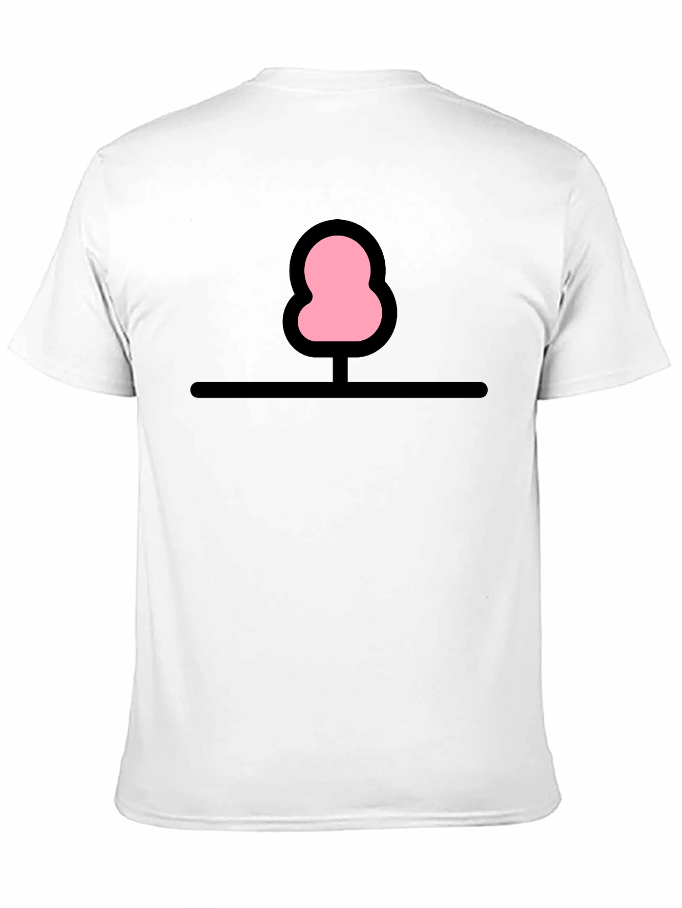 Whimsical Tree Graphic Tee - Black Cotton Comfort