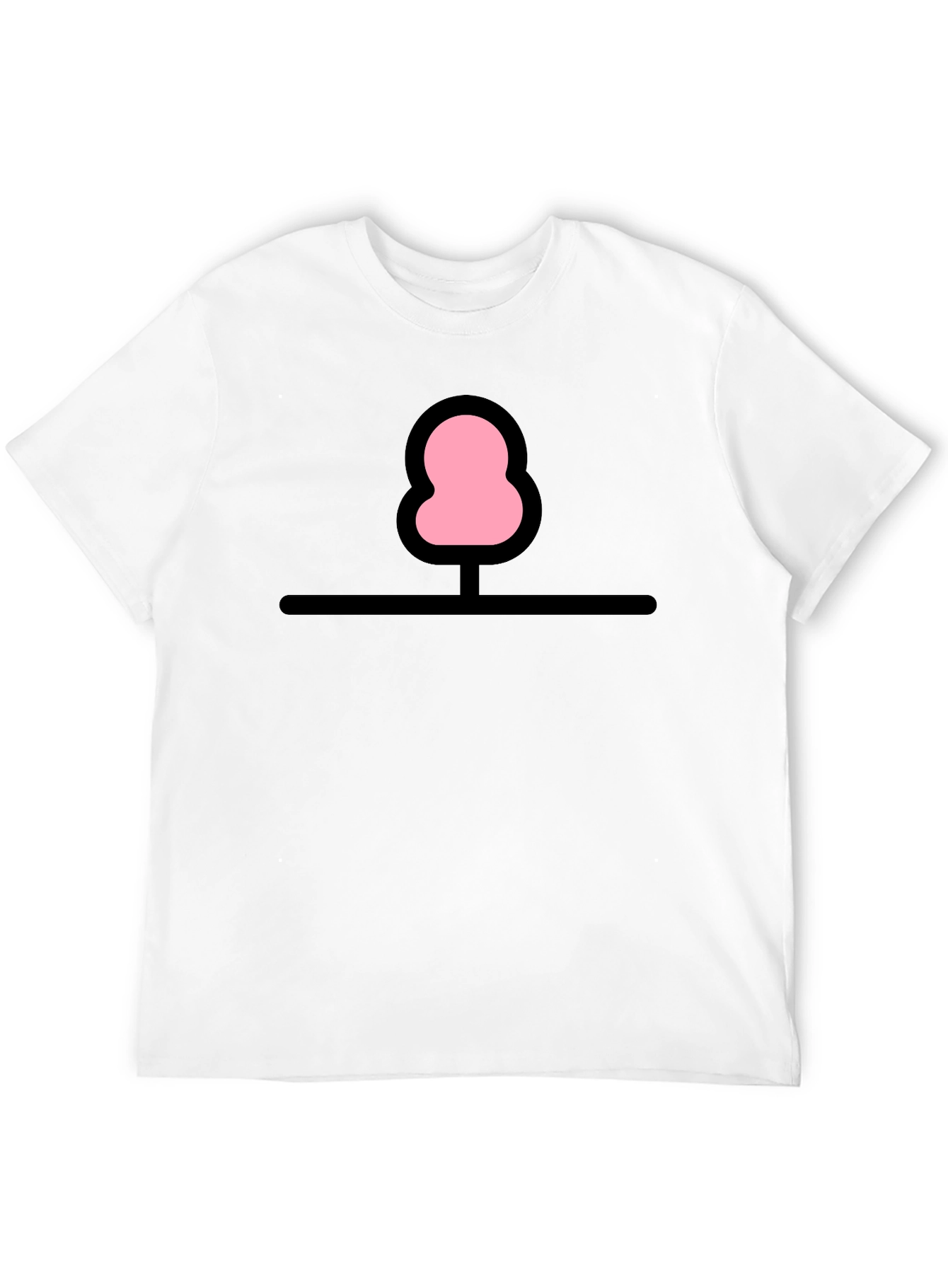 Whimsical Tree Graphic Tee - Black Cotton Comfort