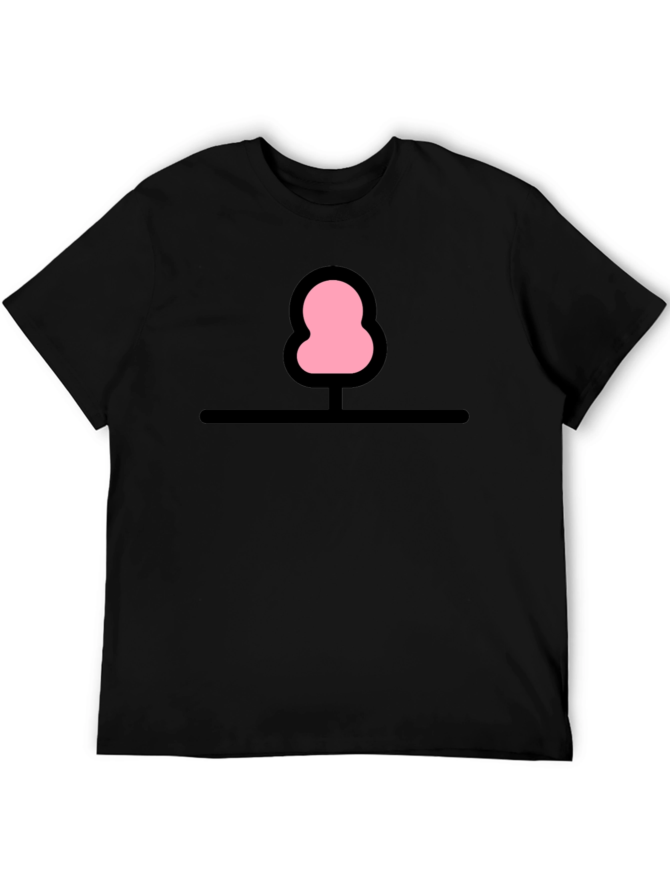 Whimsical Tree Graphic Tee - Black Cotton Comfort