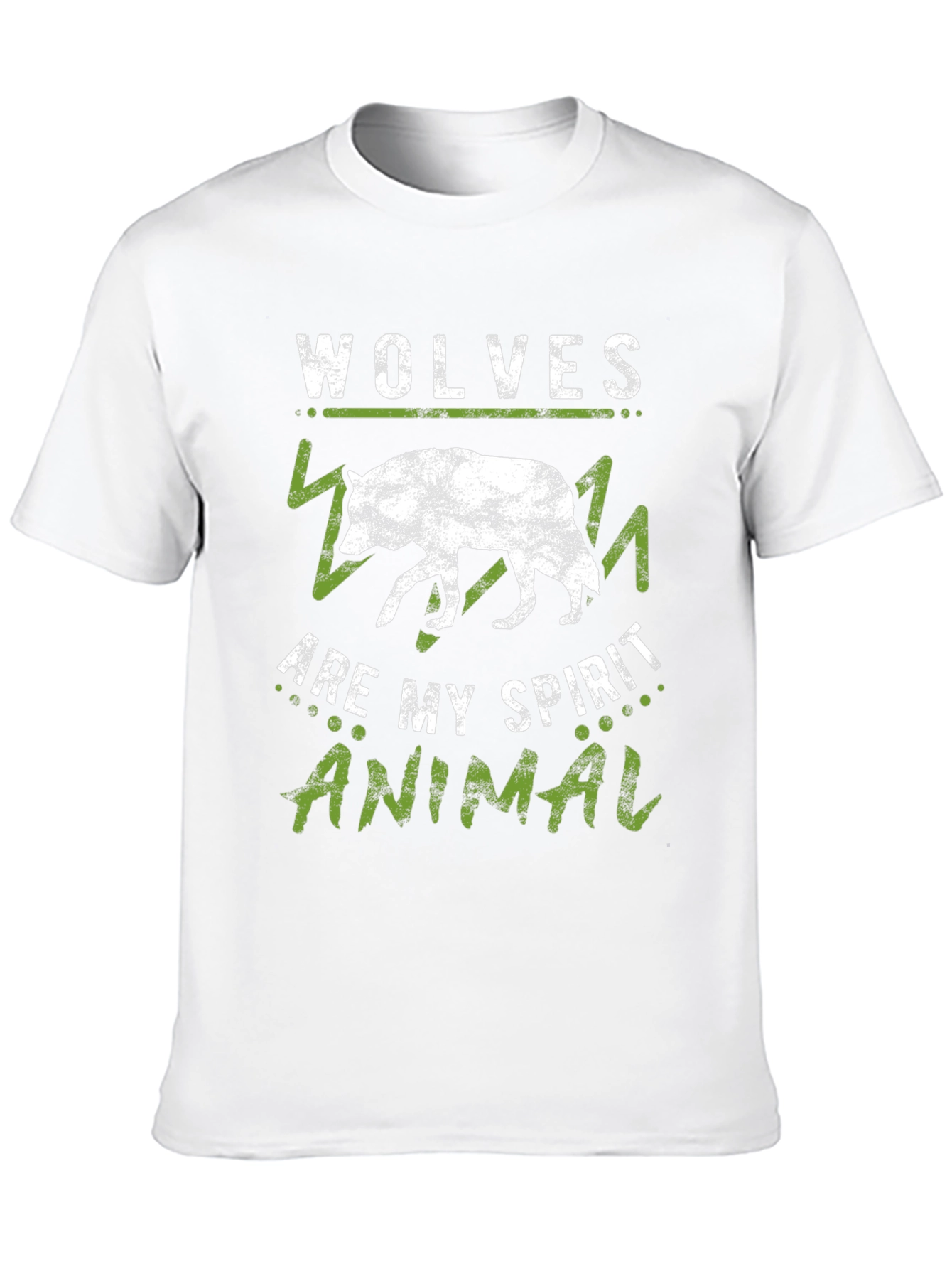 Wolves Are My Spirit Animal Black T-Shirt