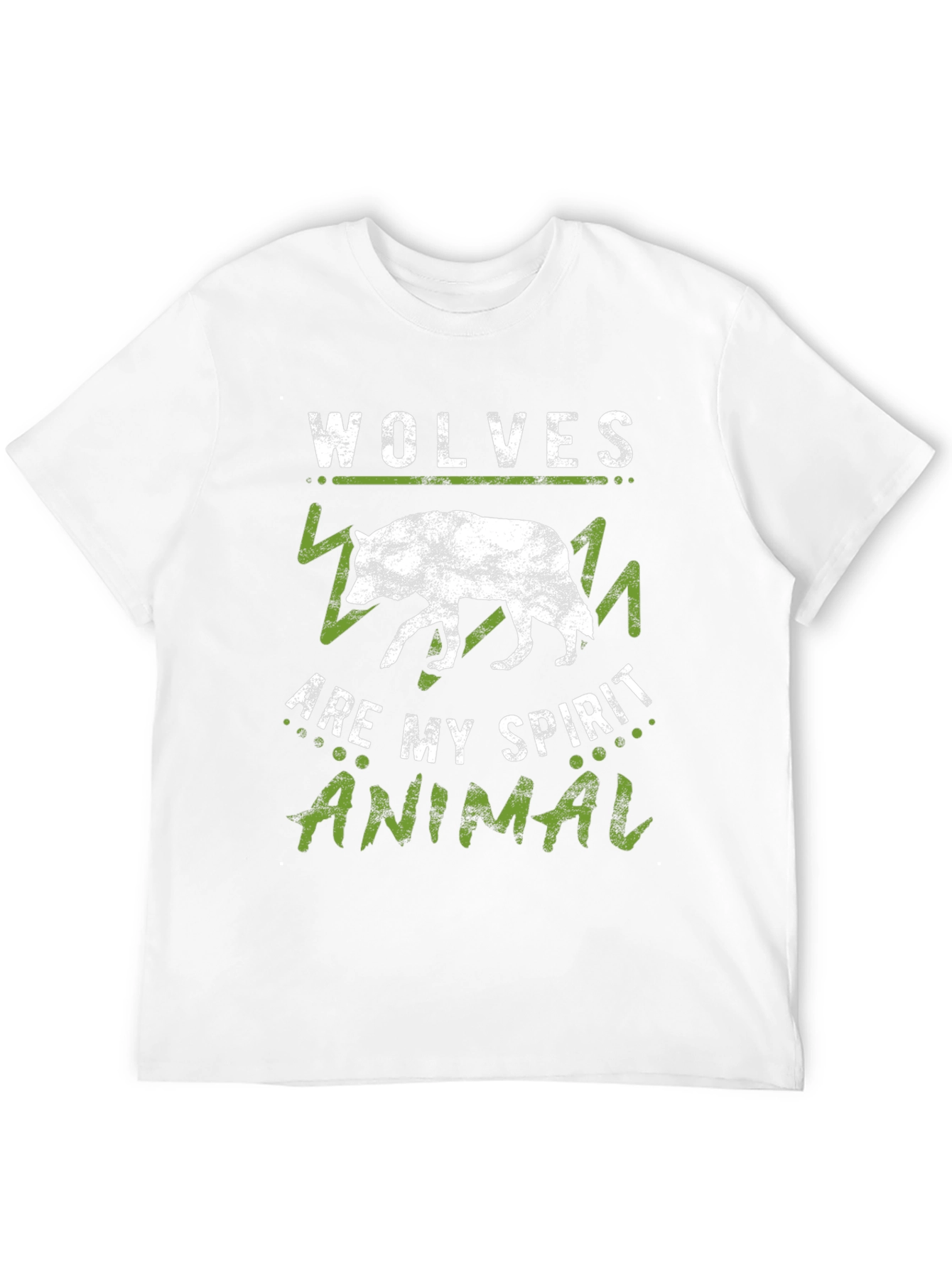 Wolves Are My Spirit Animal Black T-Shirt