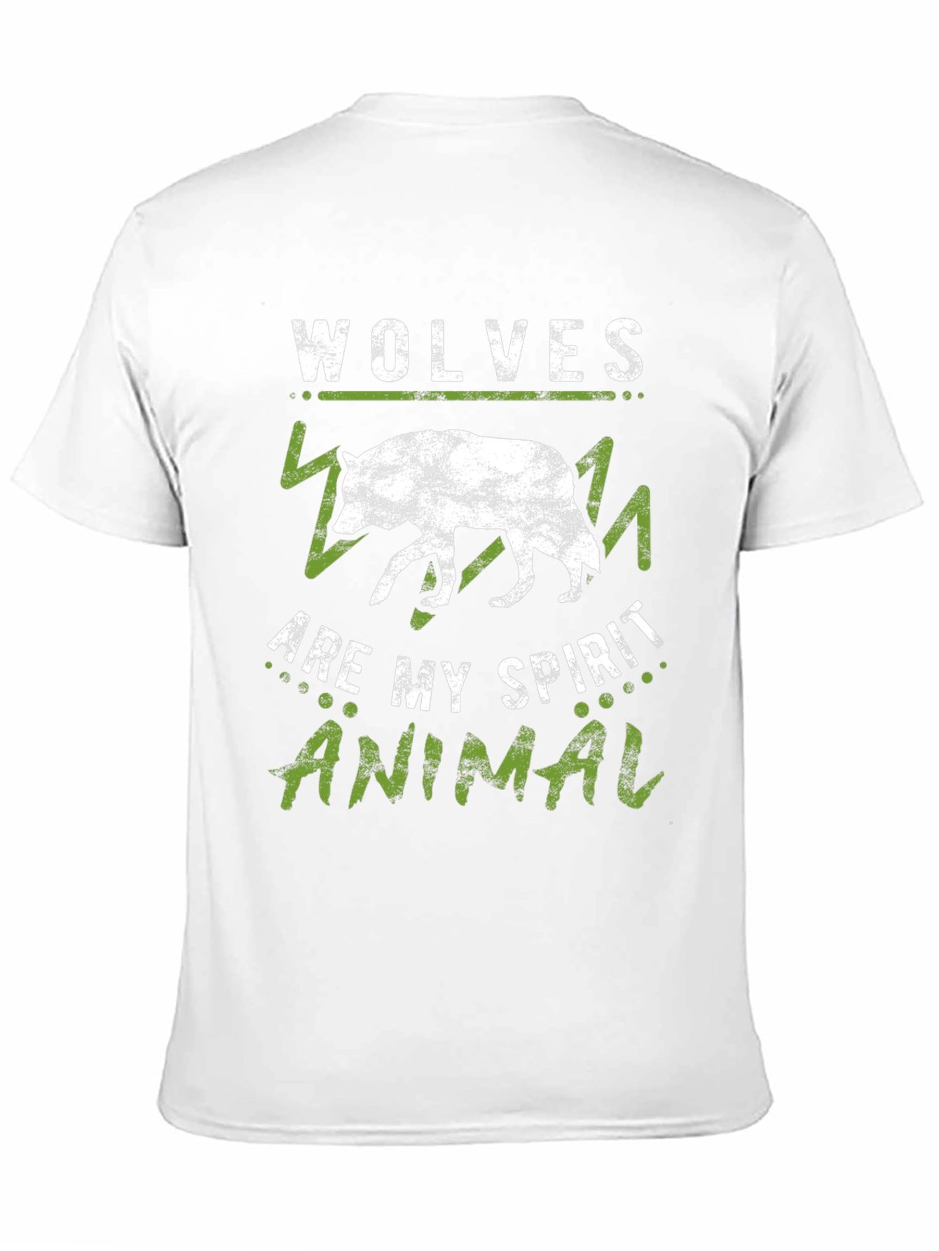 Wolves Are My Spirit Animal Black T-Shirt