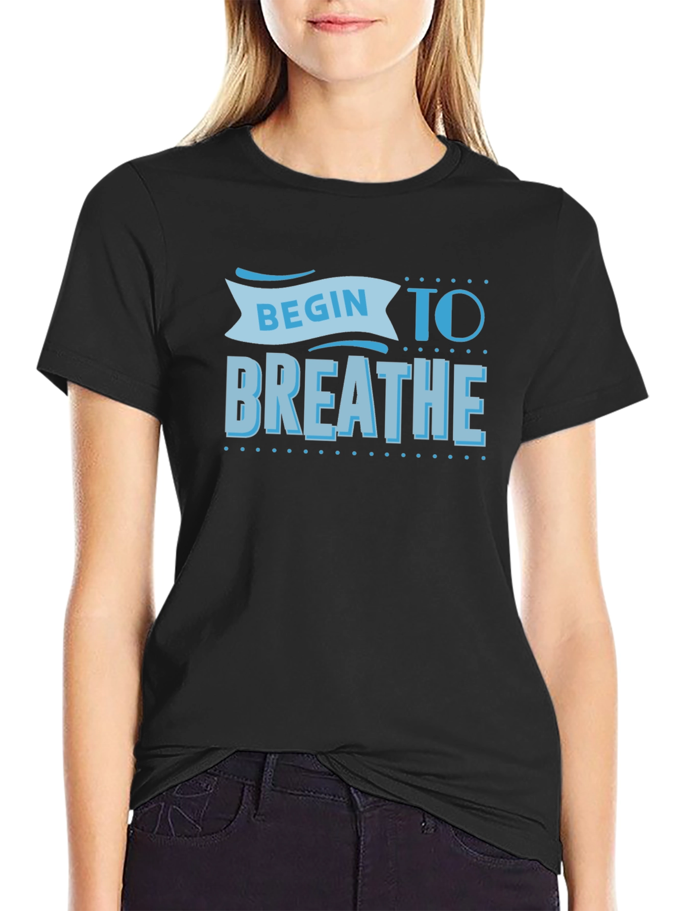Begin To Breathe Black T-Shirt