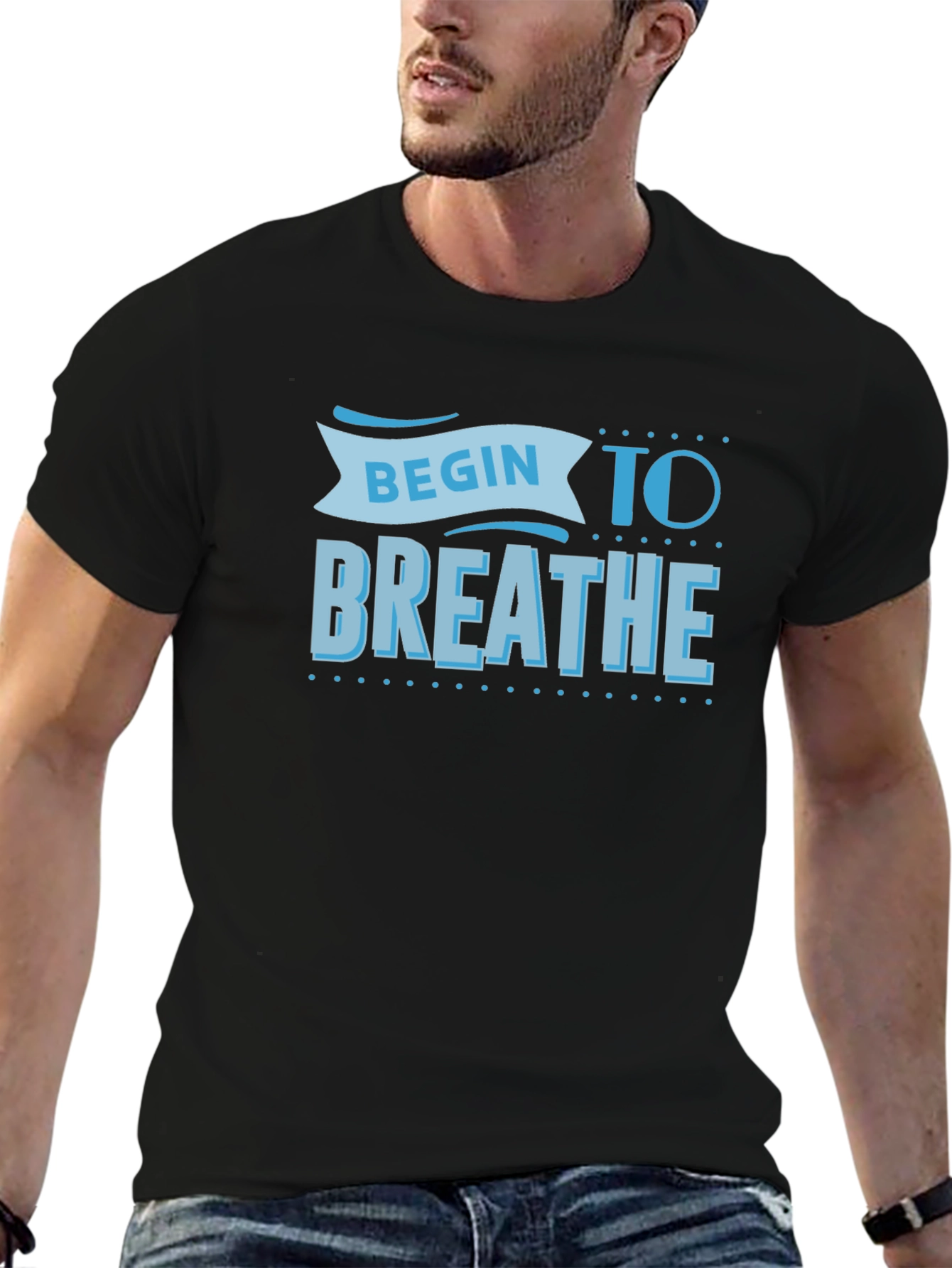 Begin To Breathe Black T-Shirt