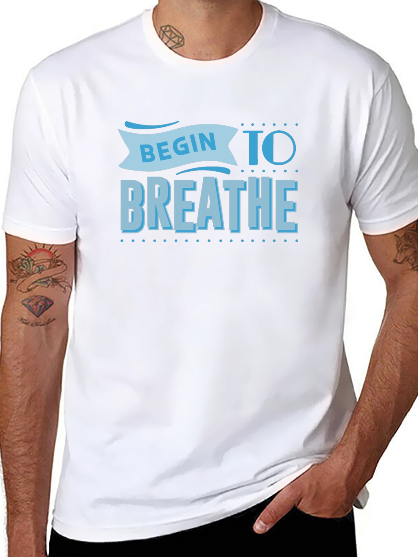 Begin To Breathe Black T-Shirt