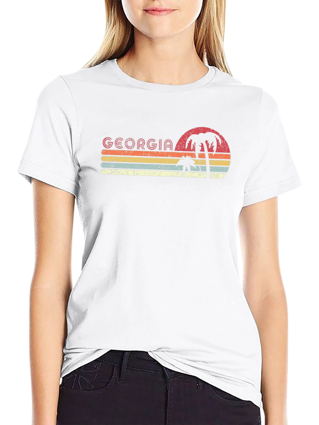 Georgia Retro Palm T-Shirt