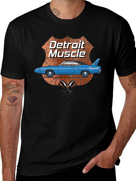 Detroit Muscle Car Graphic T-Shirt