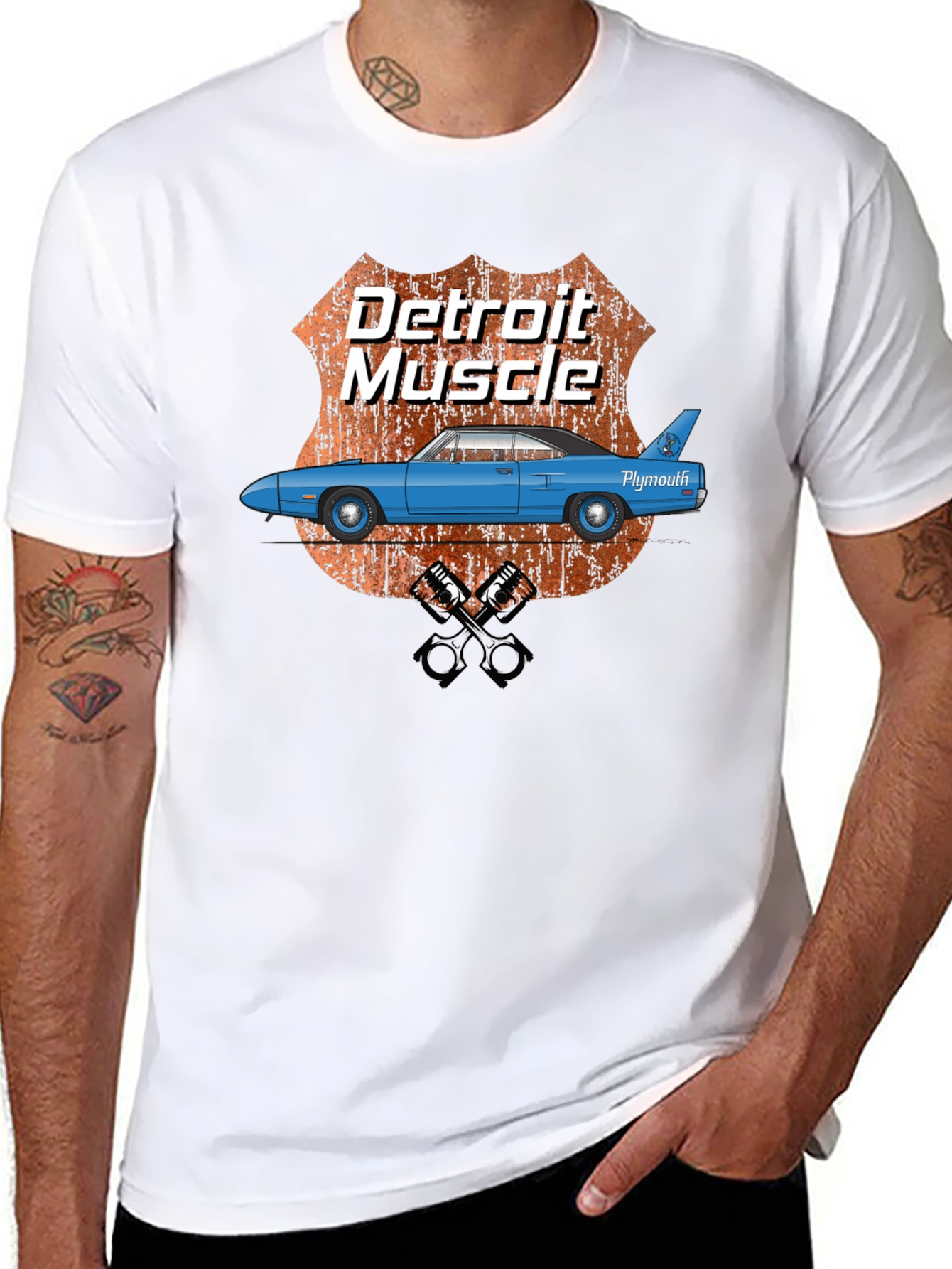 Detroit Muscle Car Graphic T-Shirt