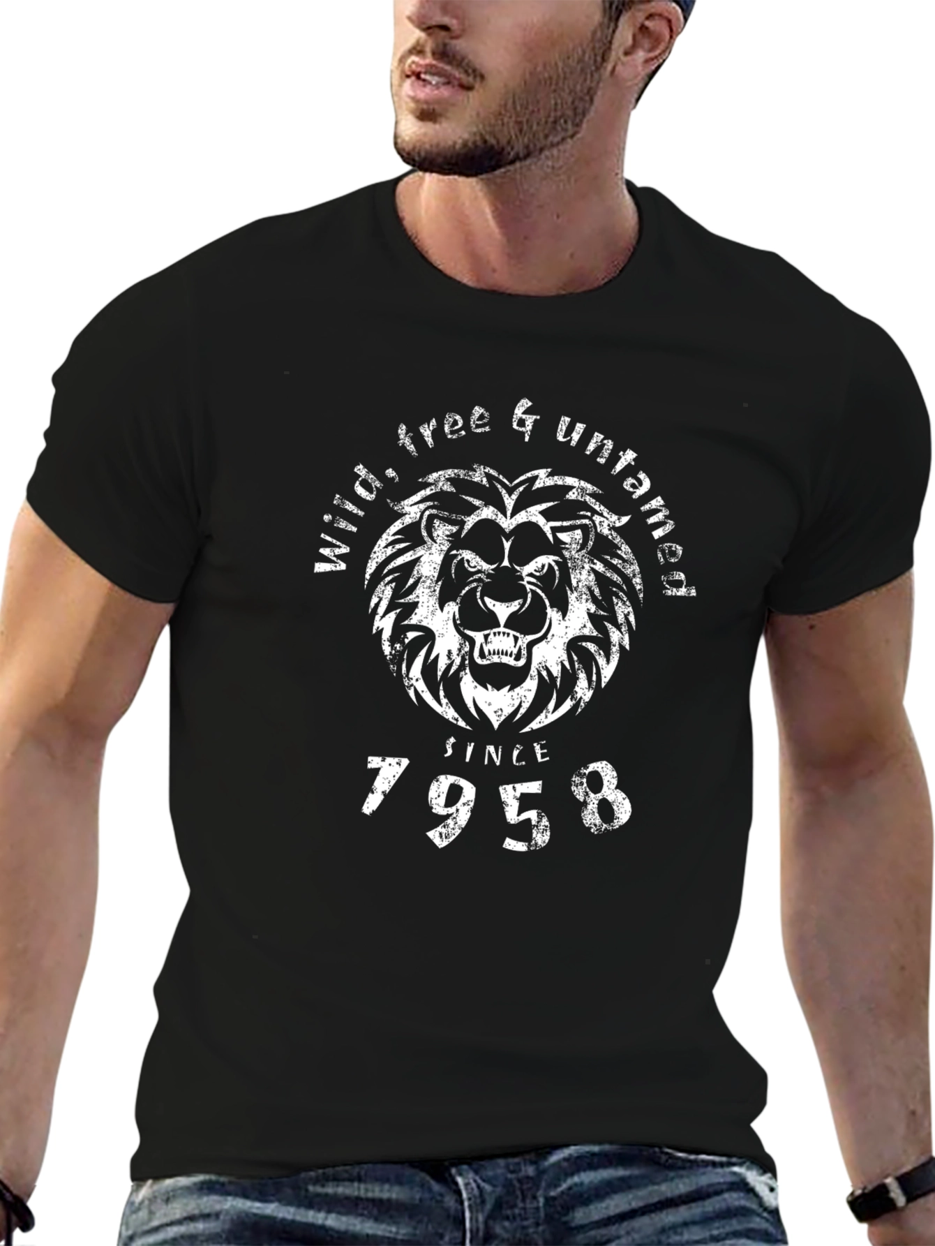 Wild & Untamed Lion Graphic Tee - Since 1958