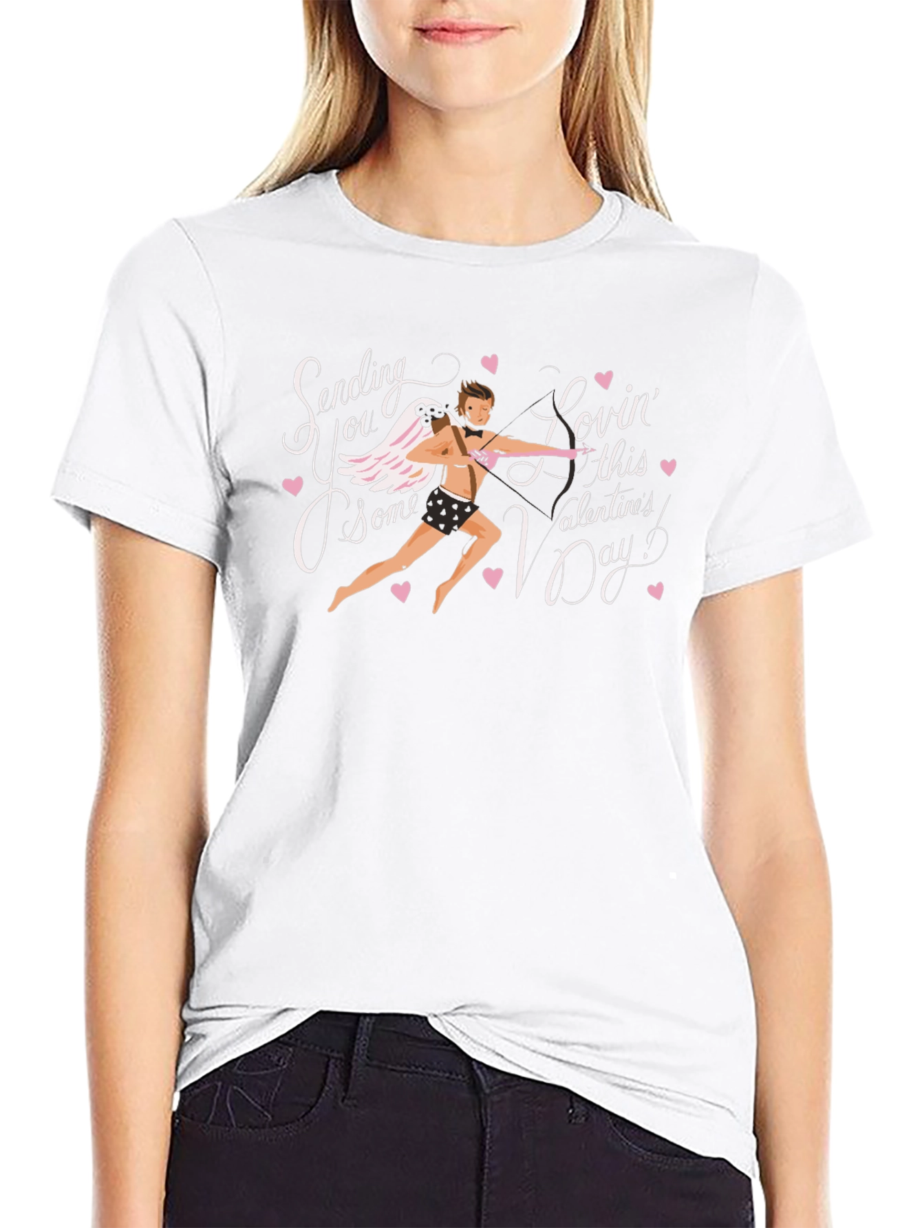 Valentines Day Cupid Graphic T-Shirt
